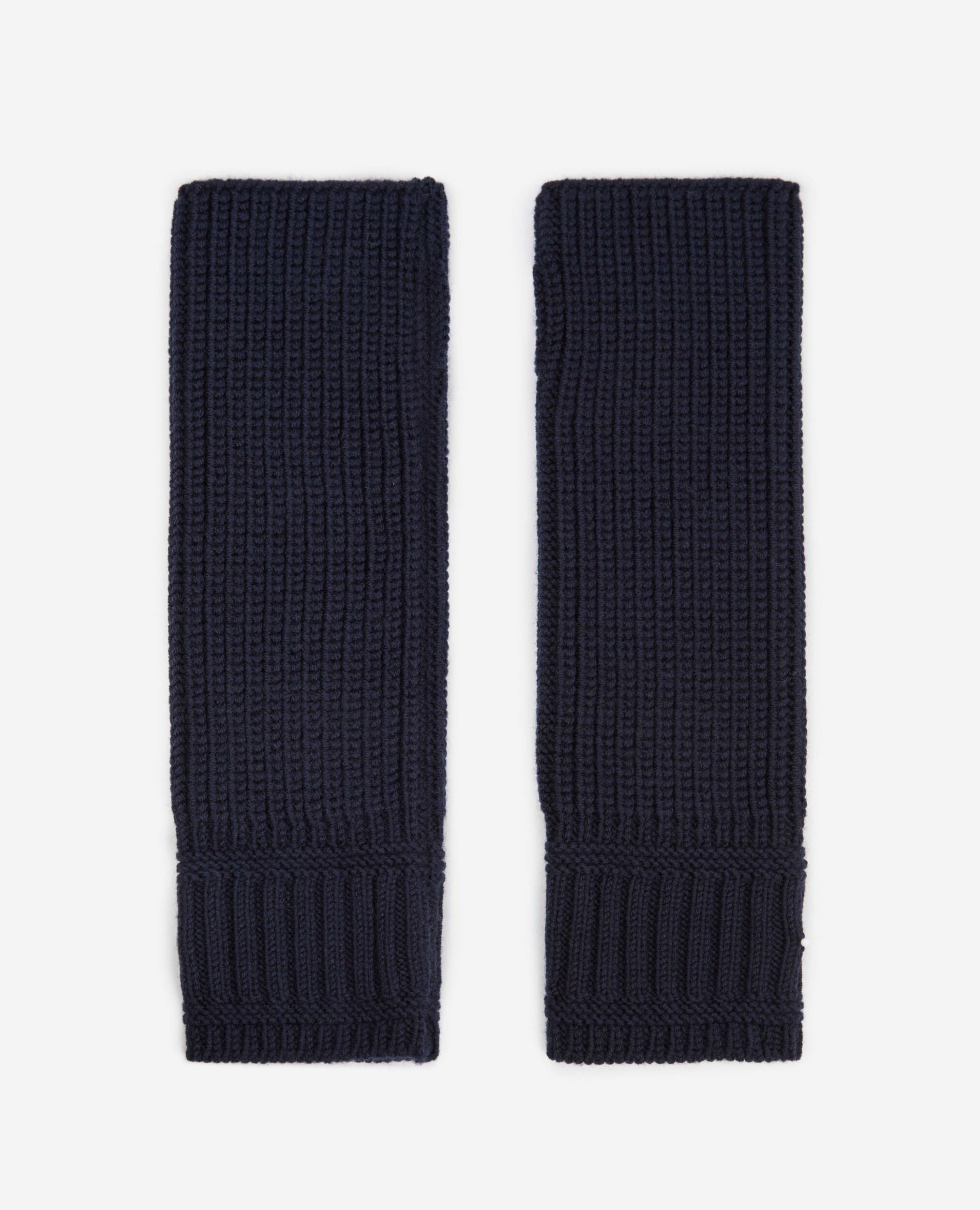 Mitaines En Laine Bleu Marine