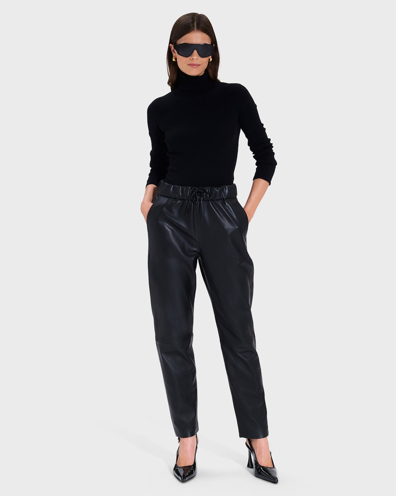 Pantalon Phuket Noir en cuir