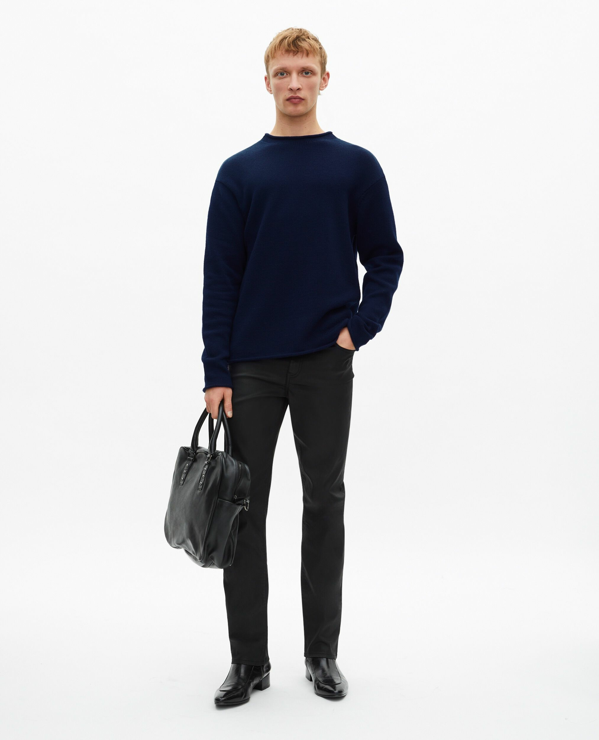 Pull Manches Longues Bords Roulants