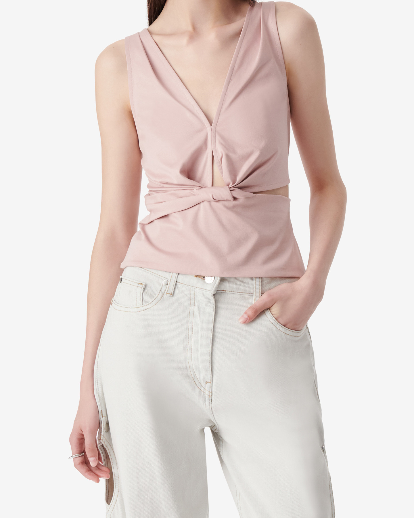 Top Ajusté À Nœud