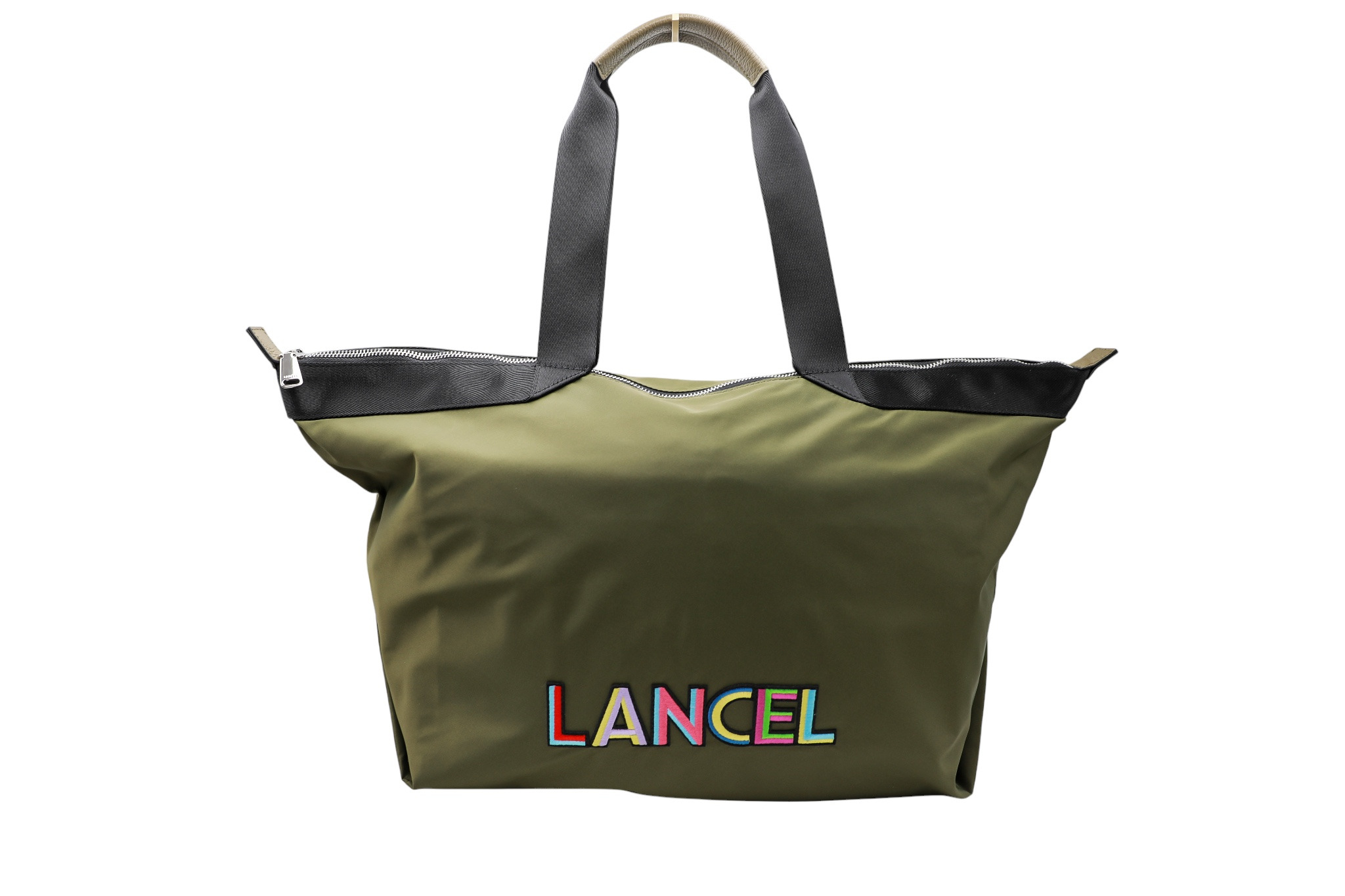 LOU - Sac Cabas Zippe M - Kaki