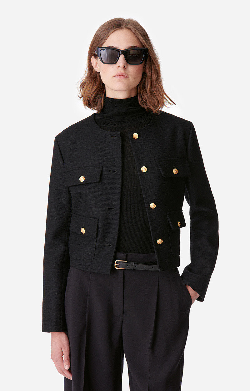 Veste Deana En Laine Mélangée