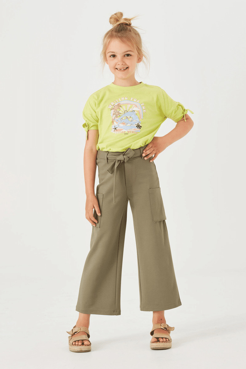 Girls Pants Green