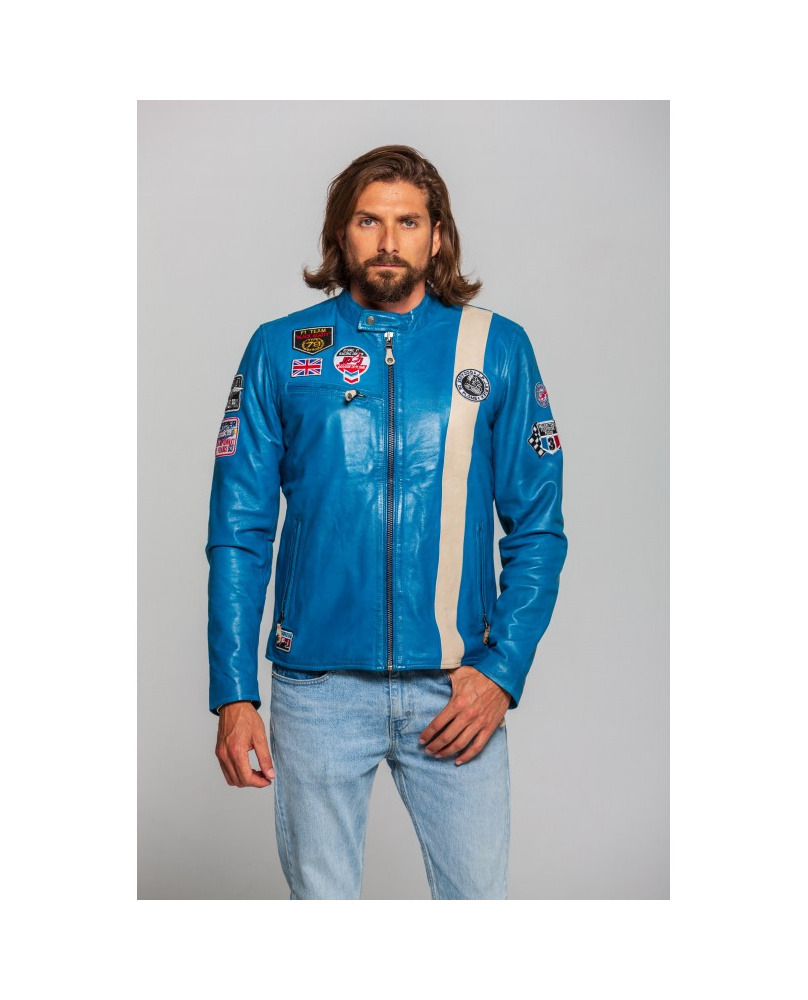 Blouson cuir JP JARIER Gitane