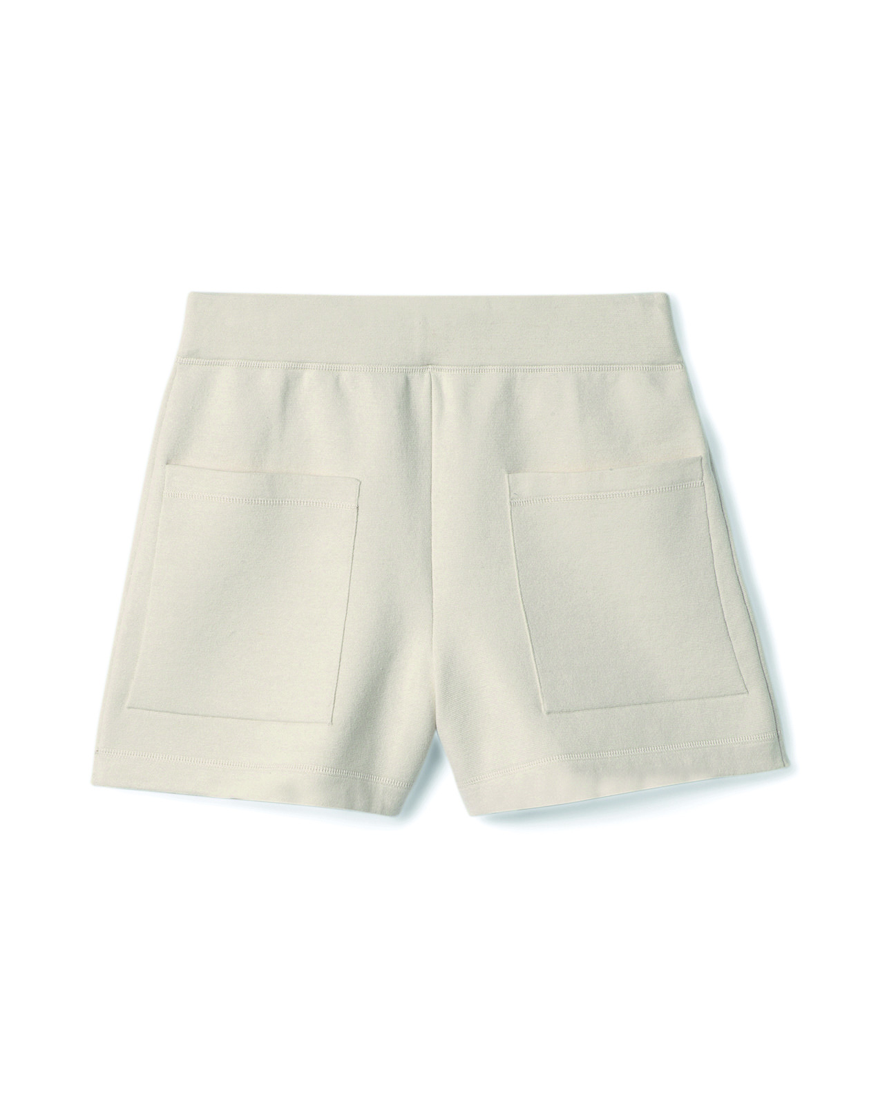 Short surpiqûres contrastées - Femme - NATUREL