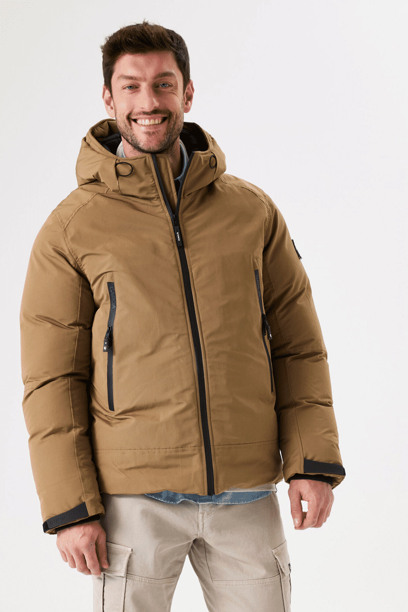 Men Coat Brown