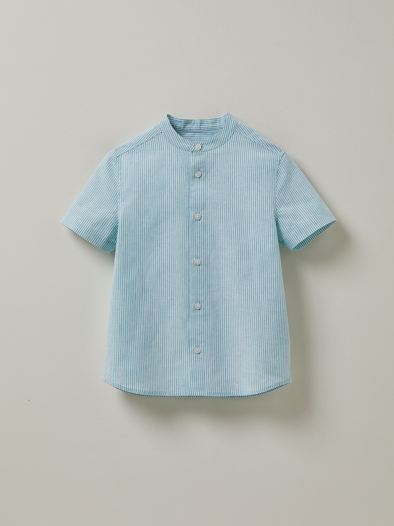 CHEMISE COL MAO LIN MC