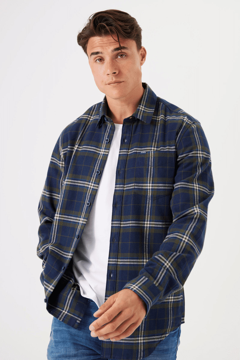 Men Shirt Blue