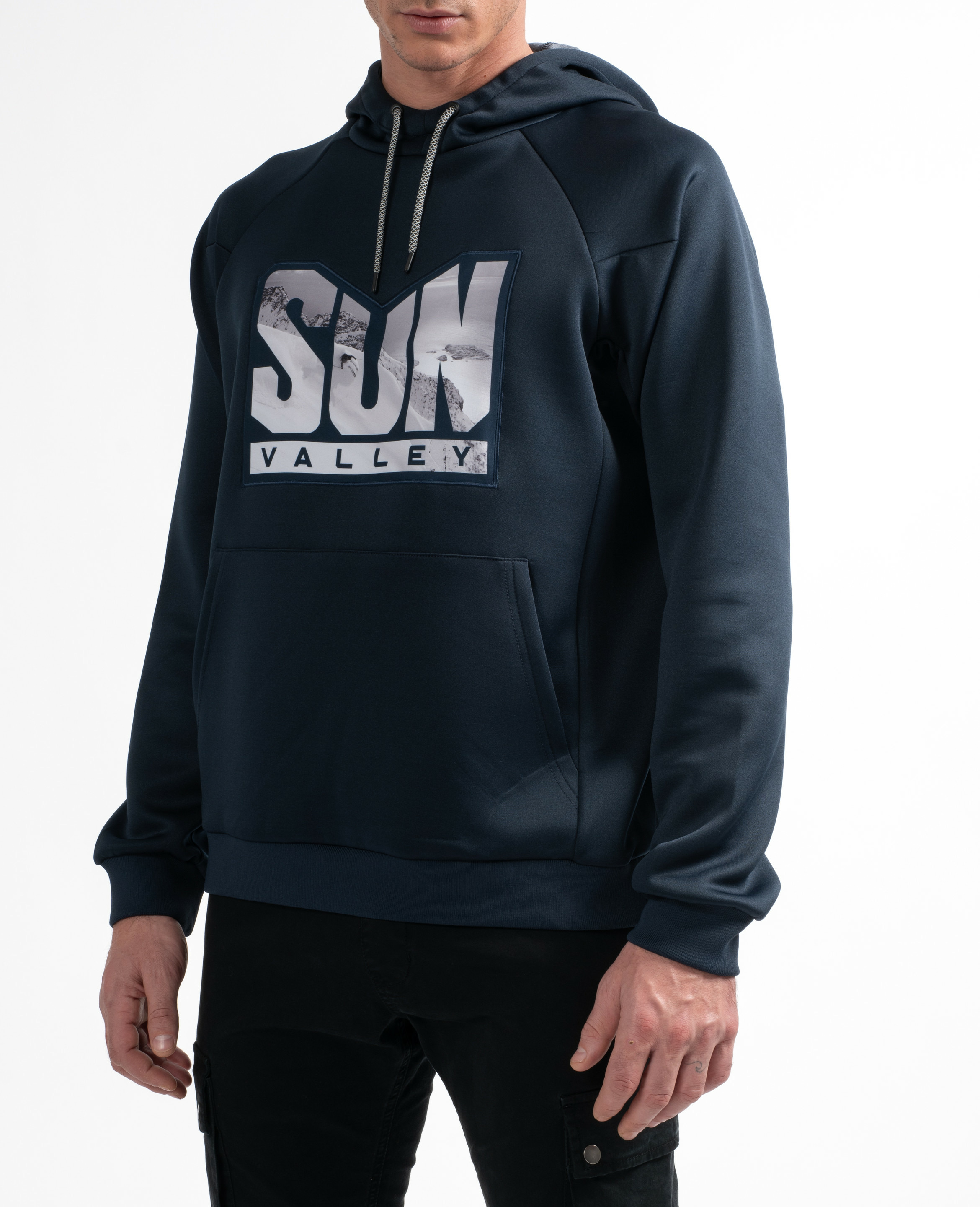 Sweat à capuche avec imprimé