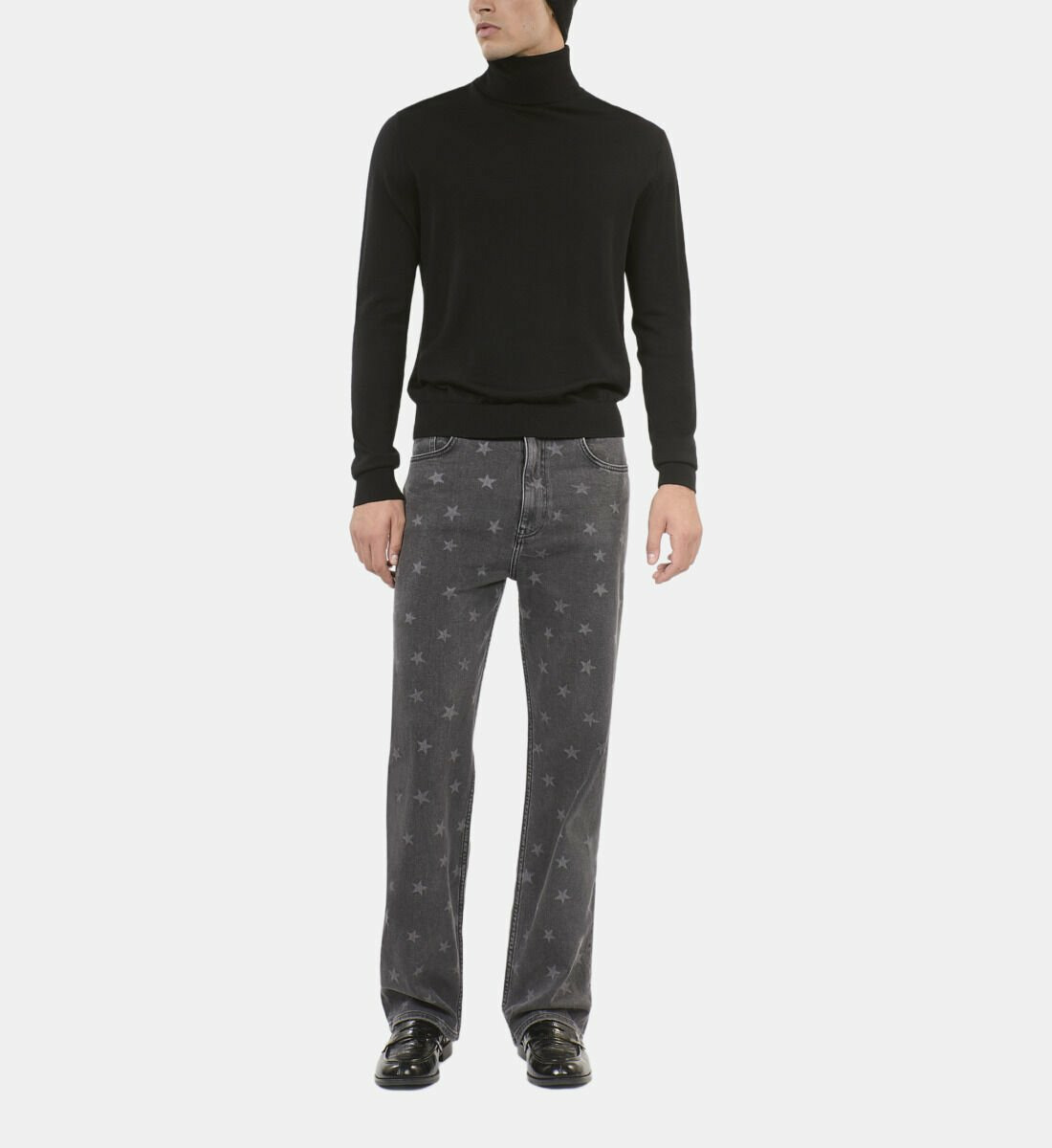 Pull En Laine Noire Homme