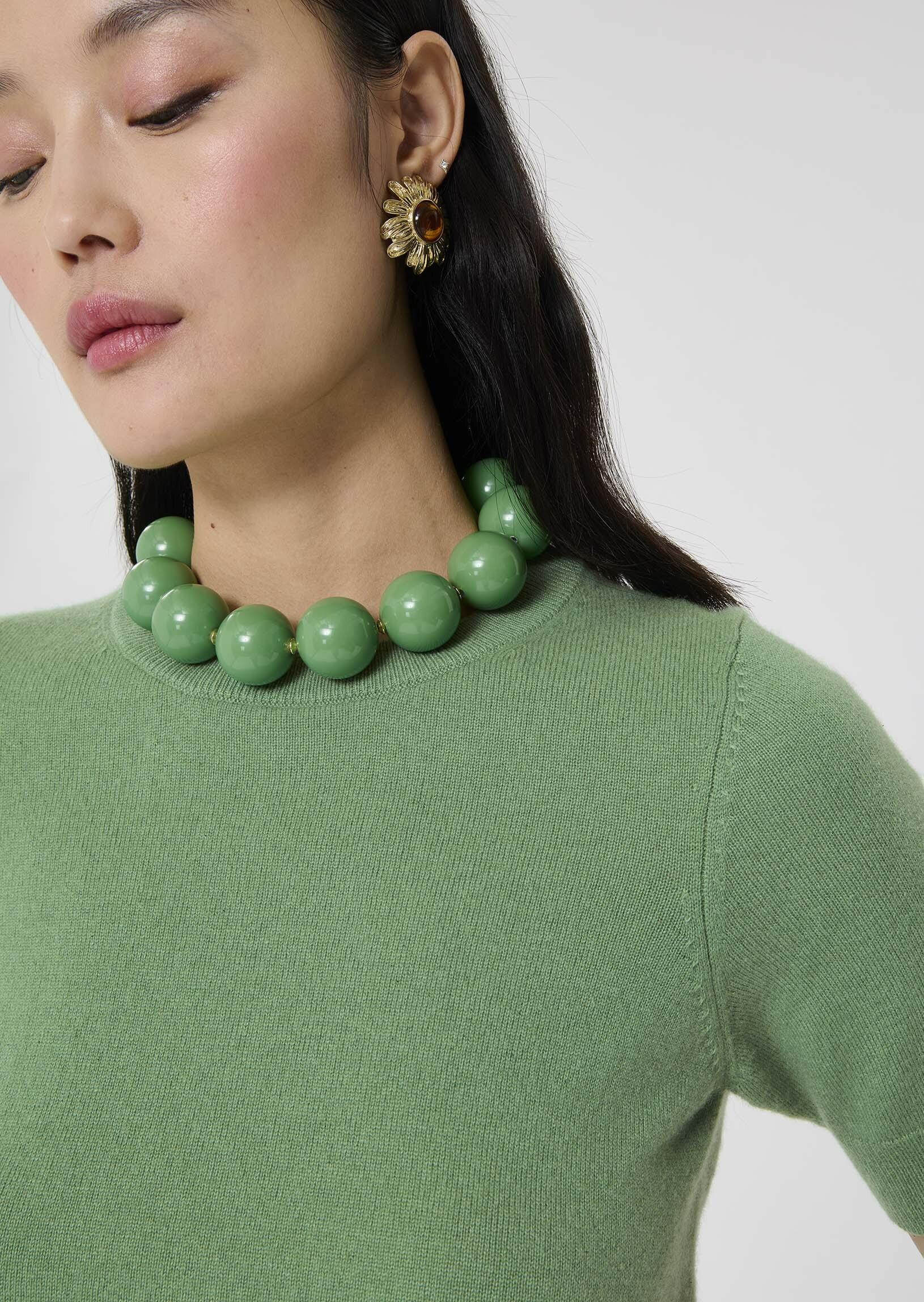 Collier Bella-Cactus en Polyester