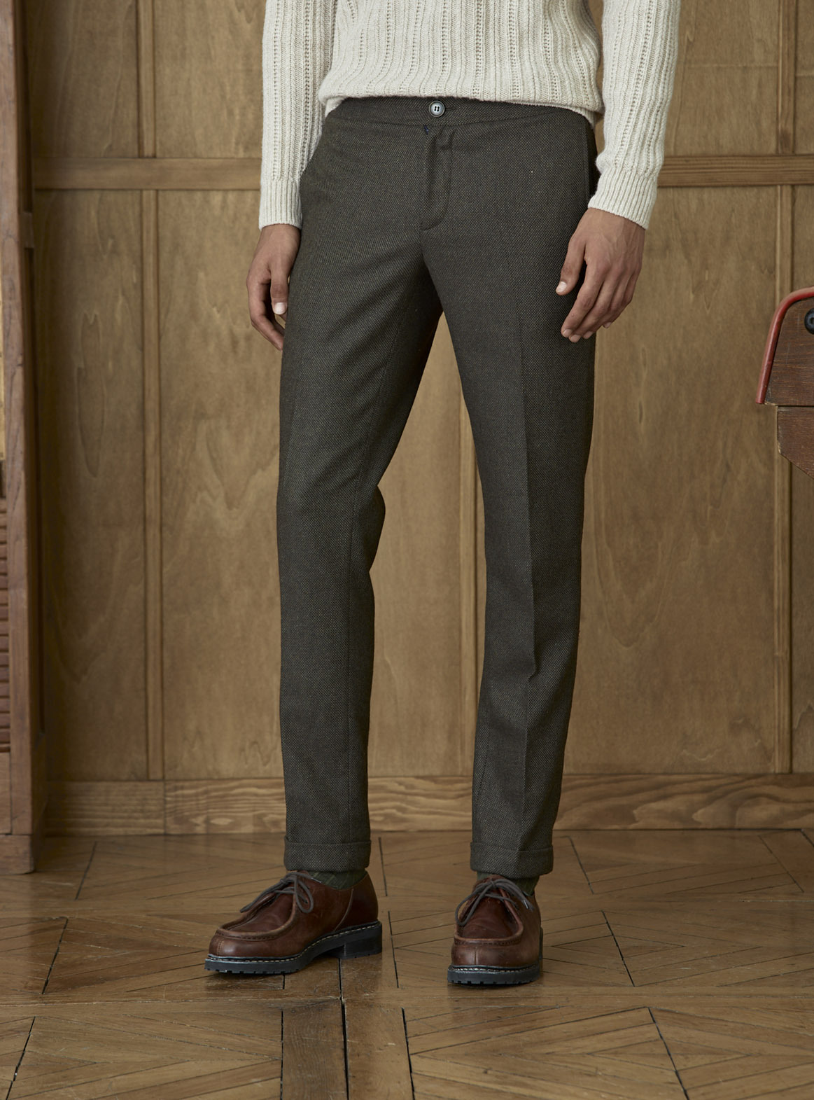 Pantalon Steven Mixed Khaki