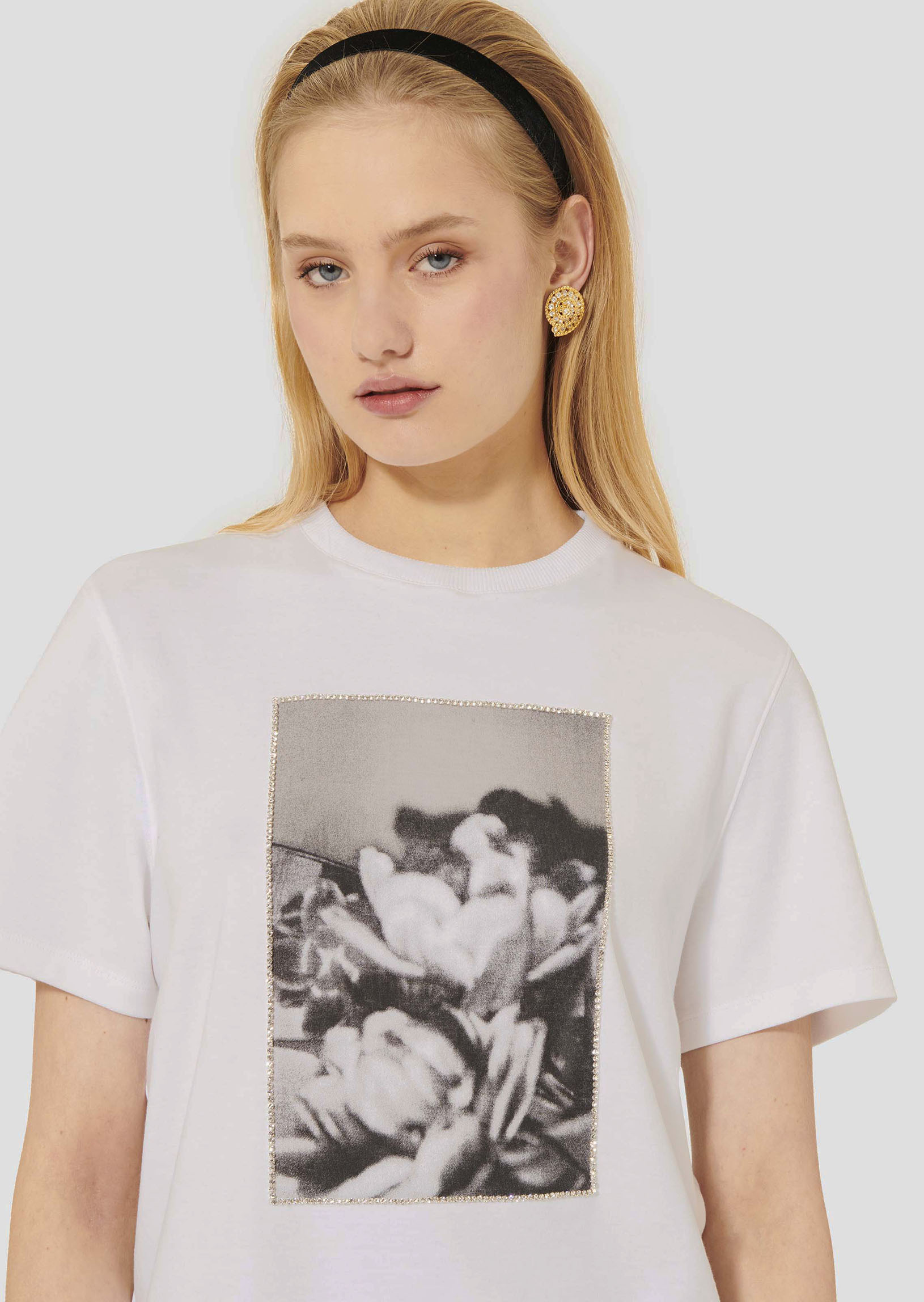 T-Shirt Taratulip-Blanc en Coton