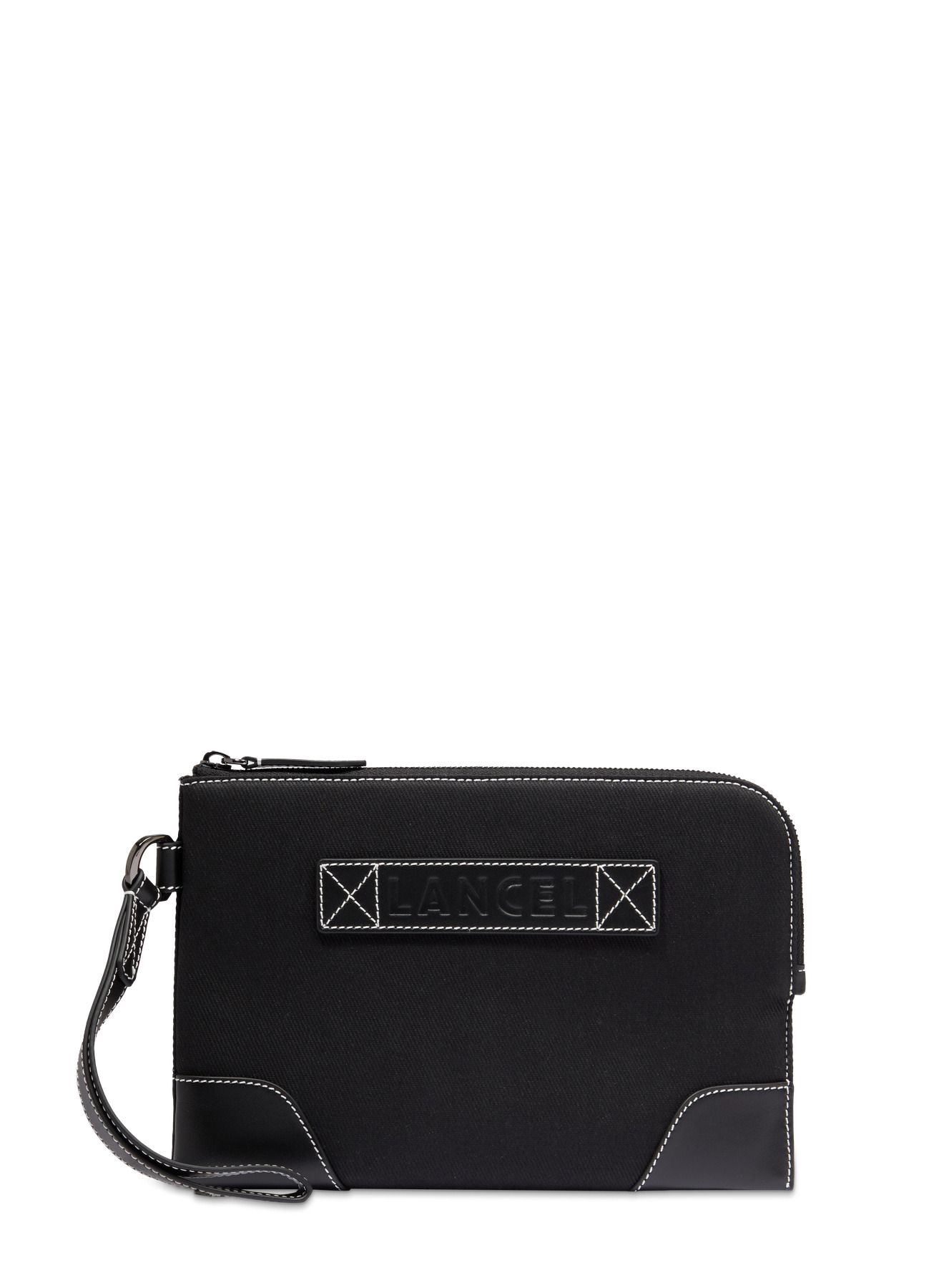 Escapade de Lancel - Pochette Zippee S Avec Dragonne - Noir