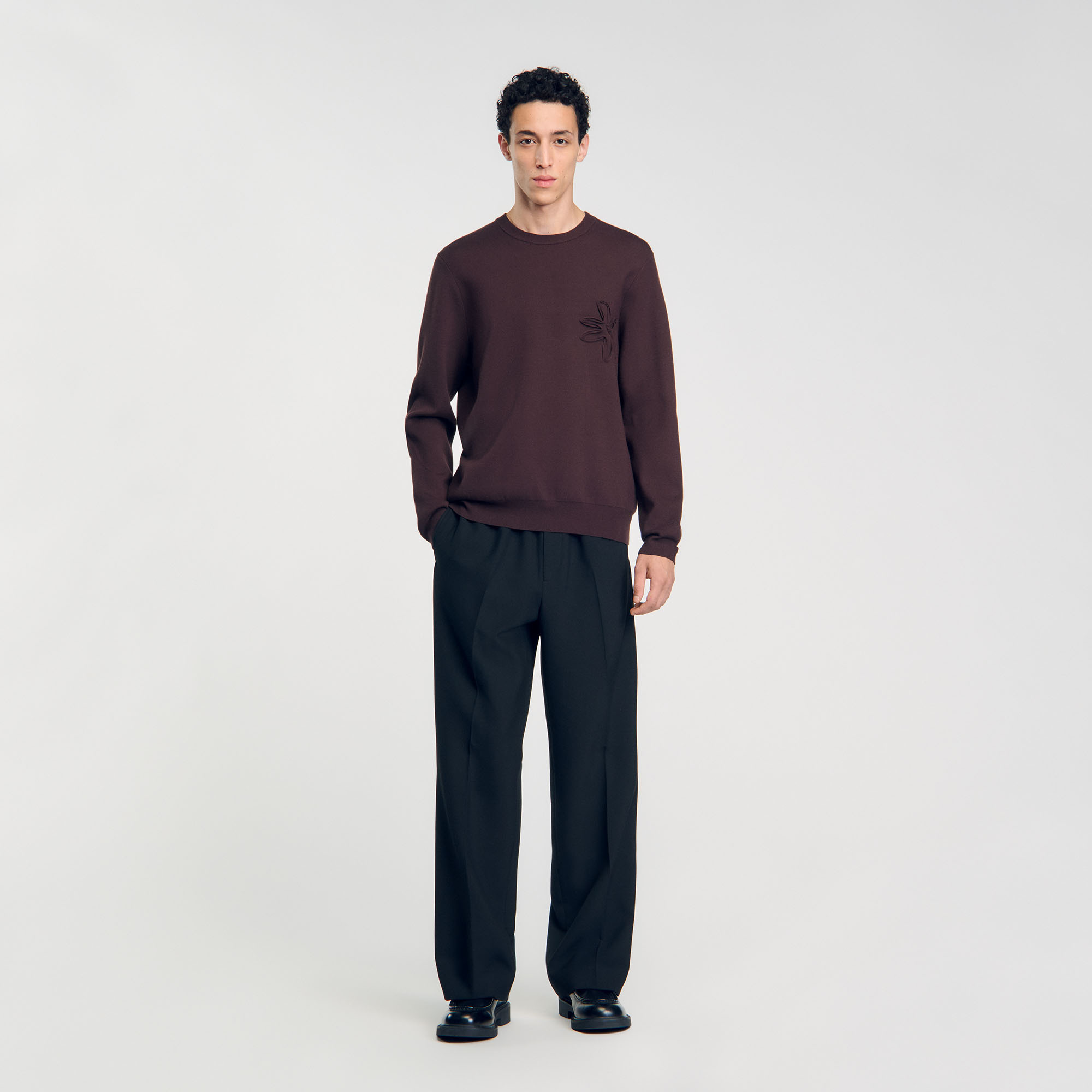 Sweatshirt fleurs