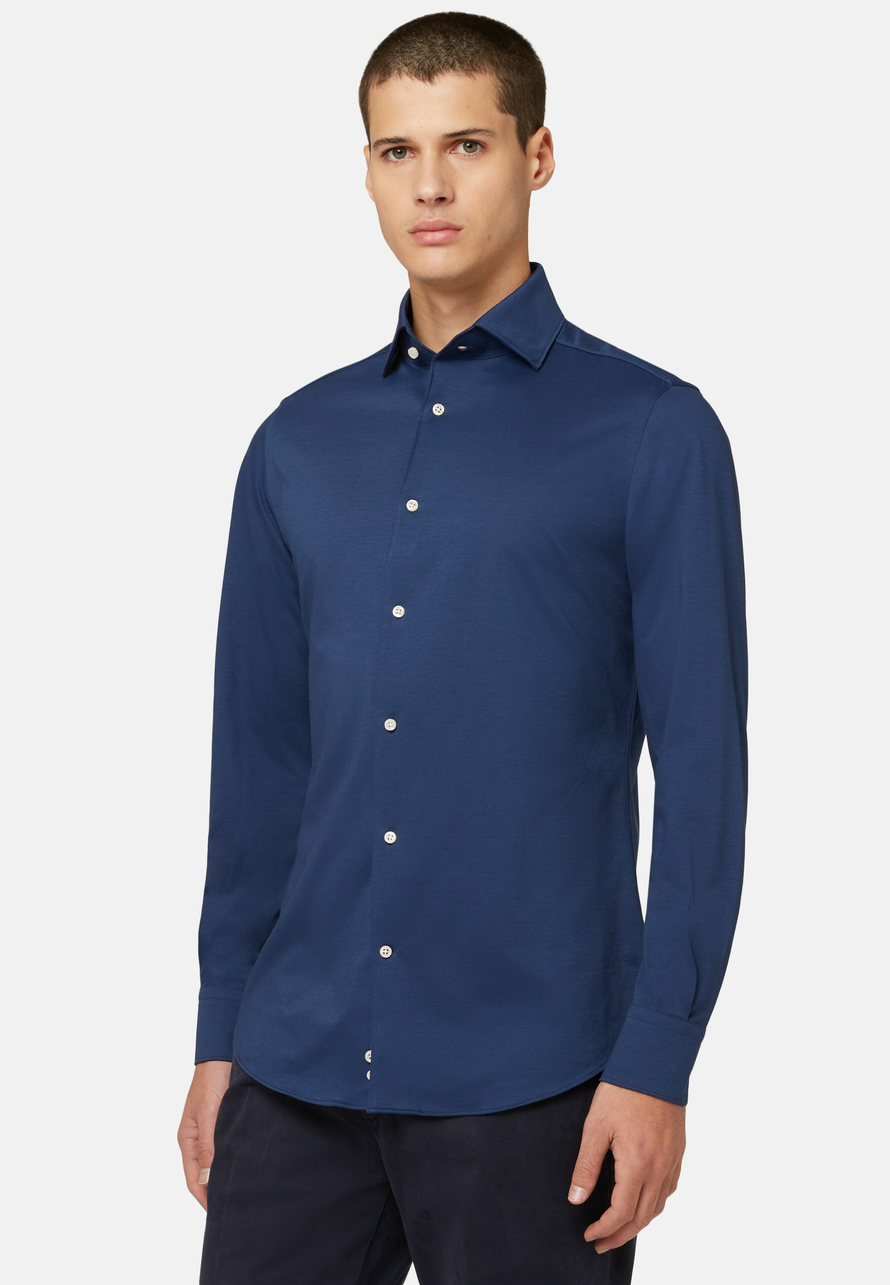Polo En Jersey Japonais Regular Fit