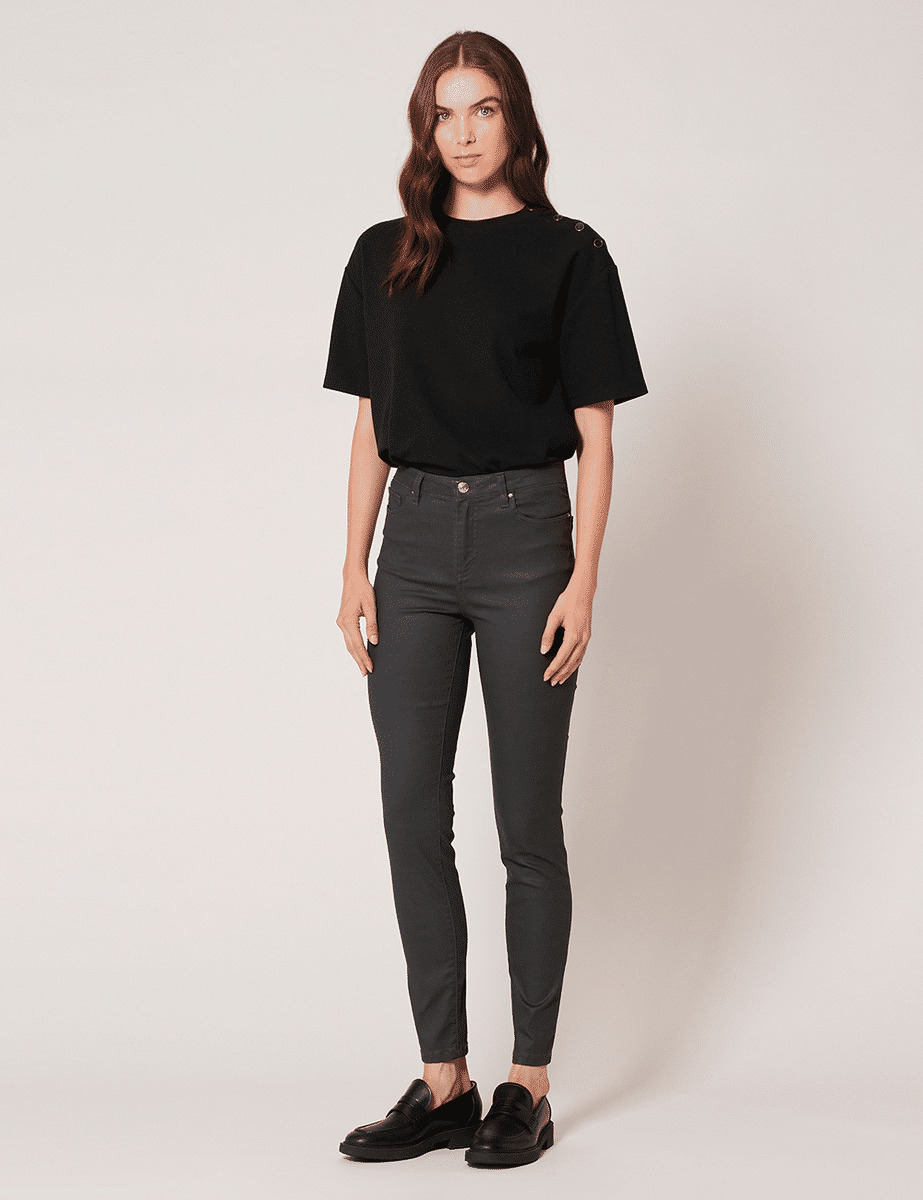 Jean Jskinny Gris Moyen en Coton