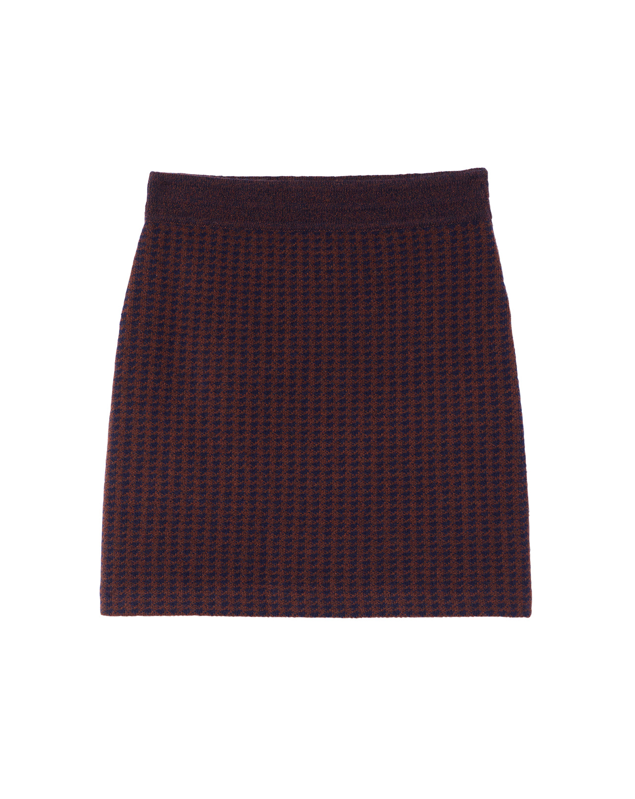 Mini jupe pied de poule - Femme - AMERICANO/MARINE