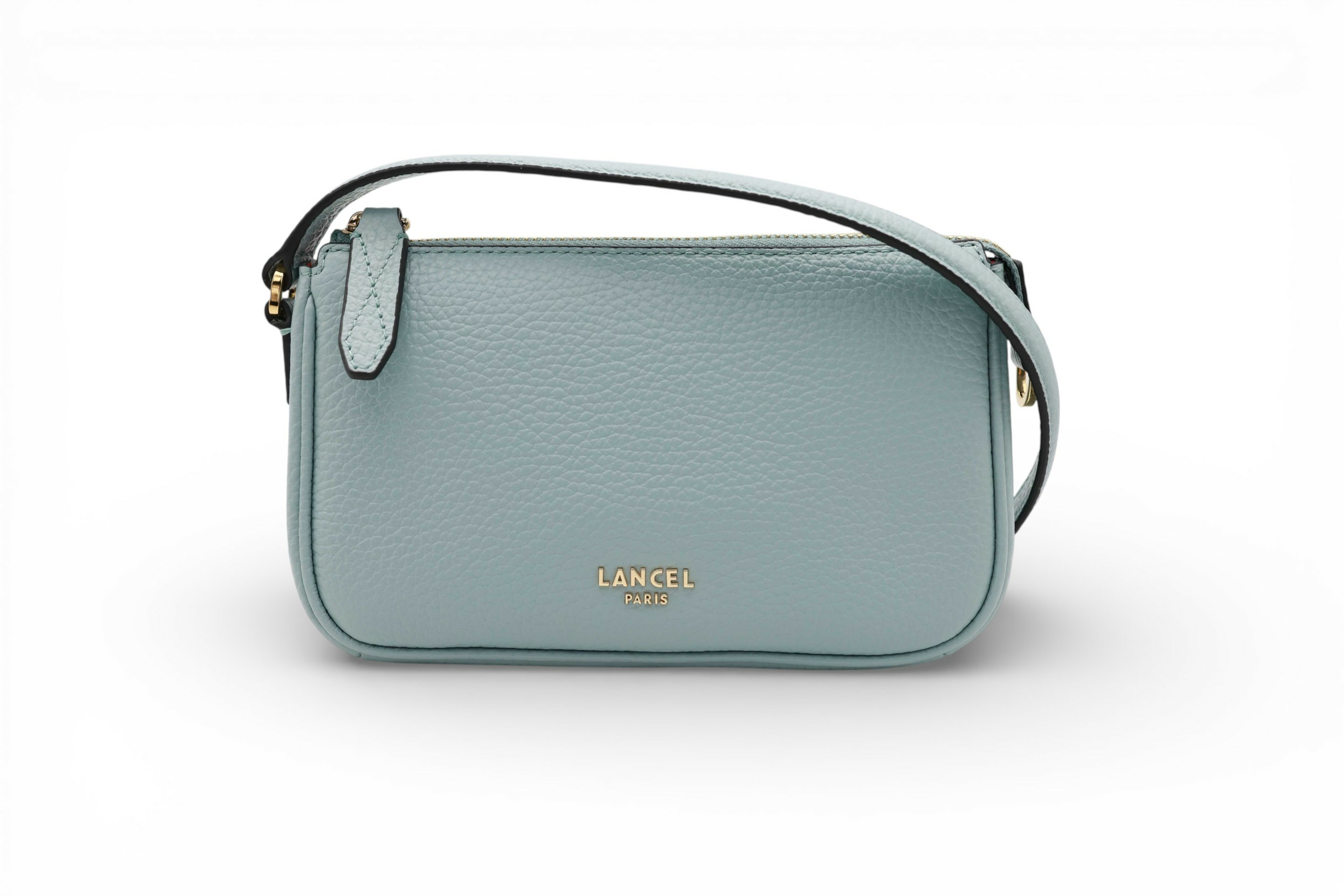 Lettrines de Lancel - Mini Sac Pochette Zippe - AZUR