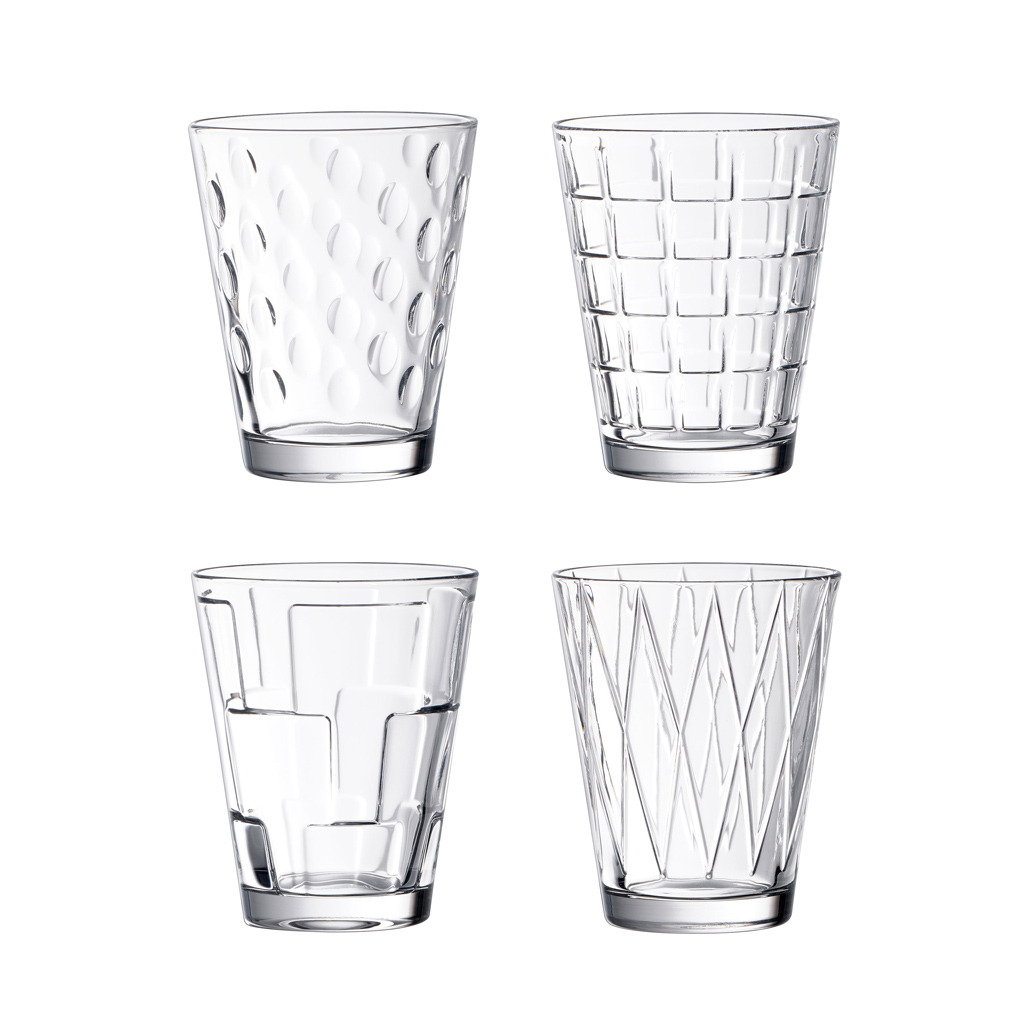 Dressed Up ensemble de verres à eau Clear, 4 pièces