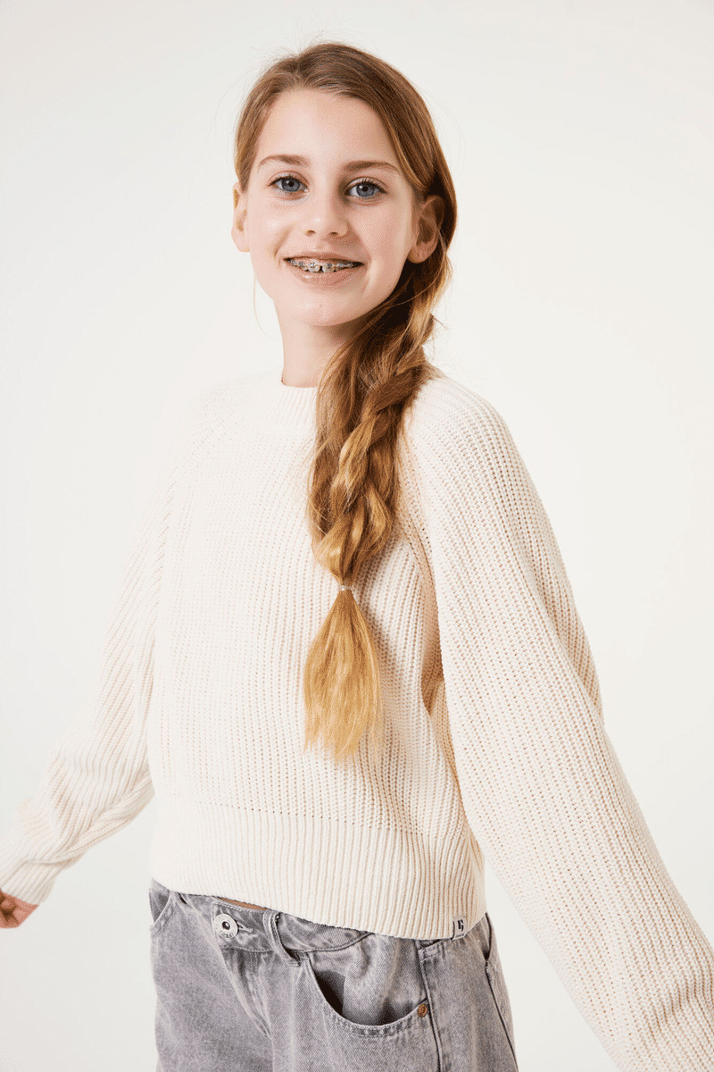 Girls Sweater Brown
