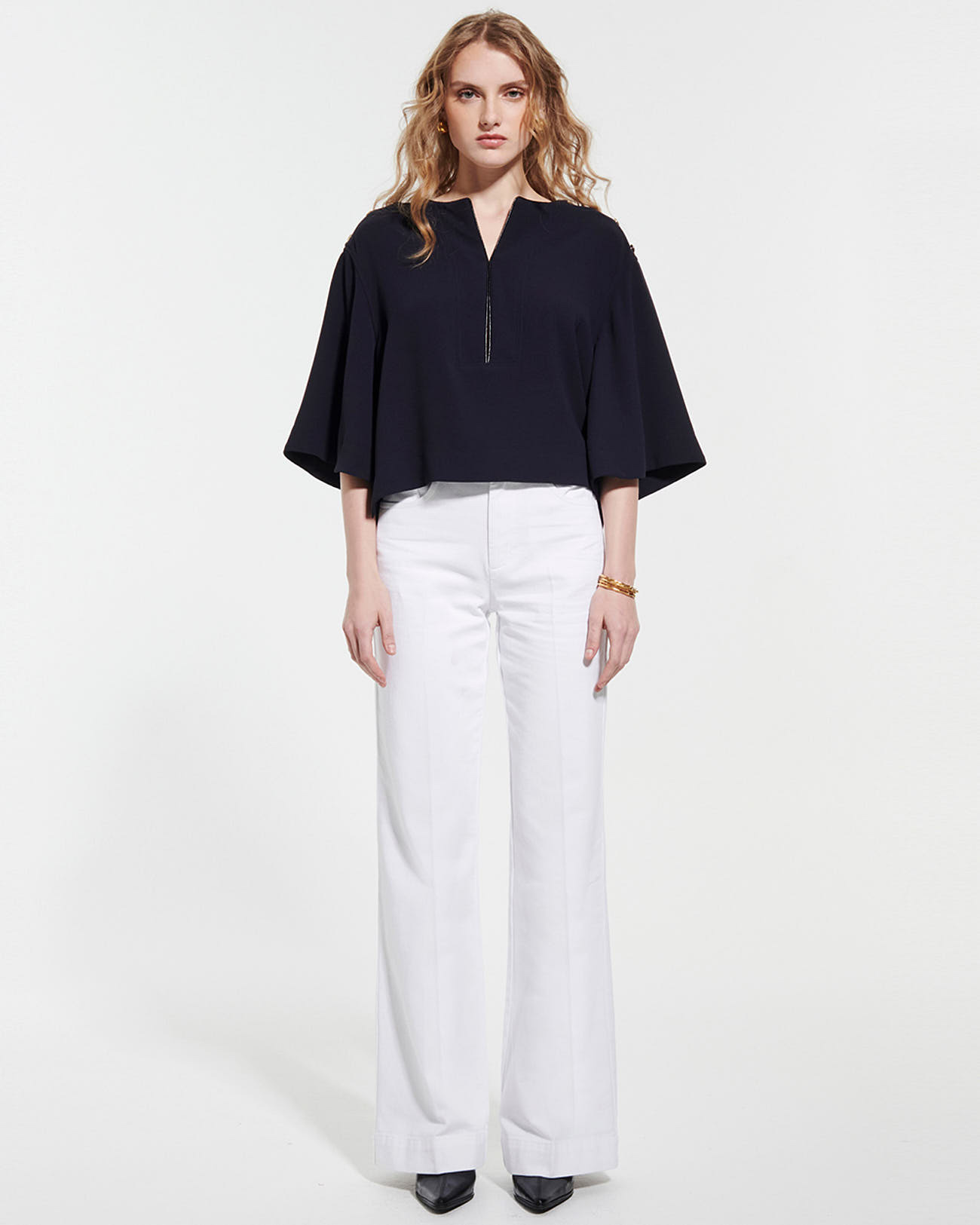 Jean Jessie Blanc en Coton