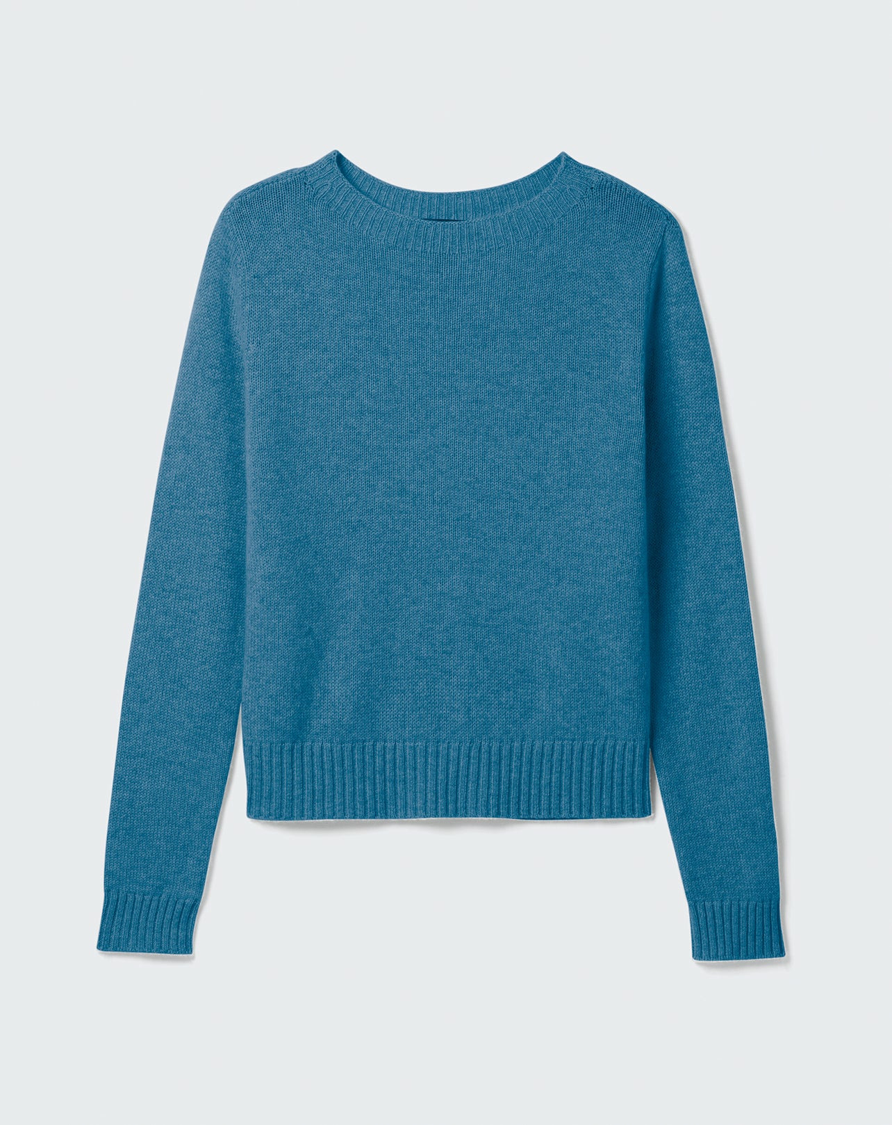 Pull col rond - Femme - BLEU CANOE