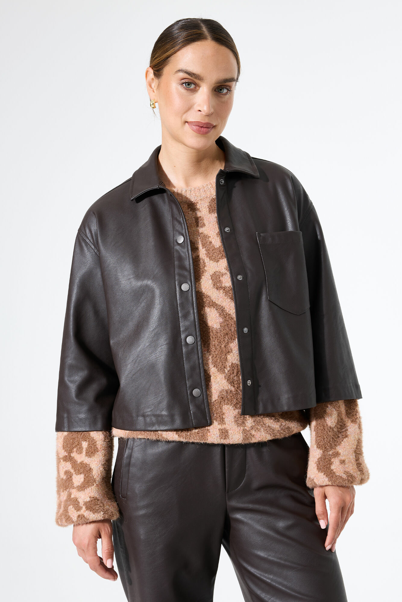 Women Jacket Brown