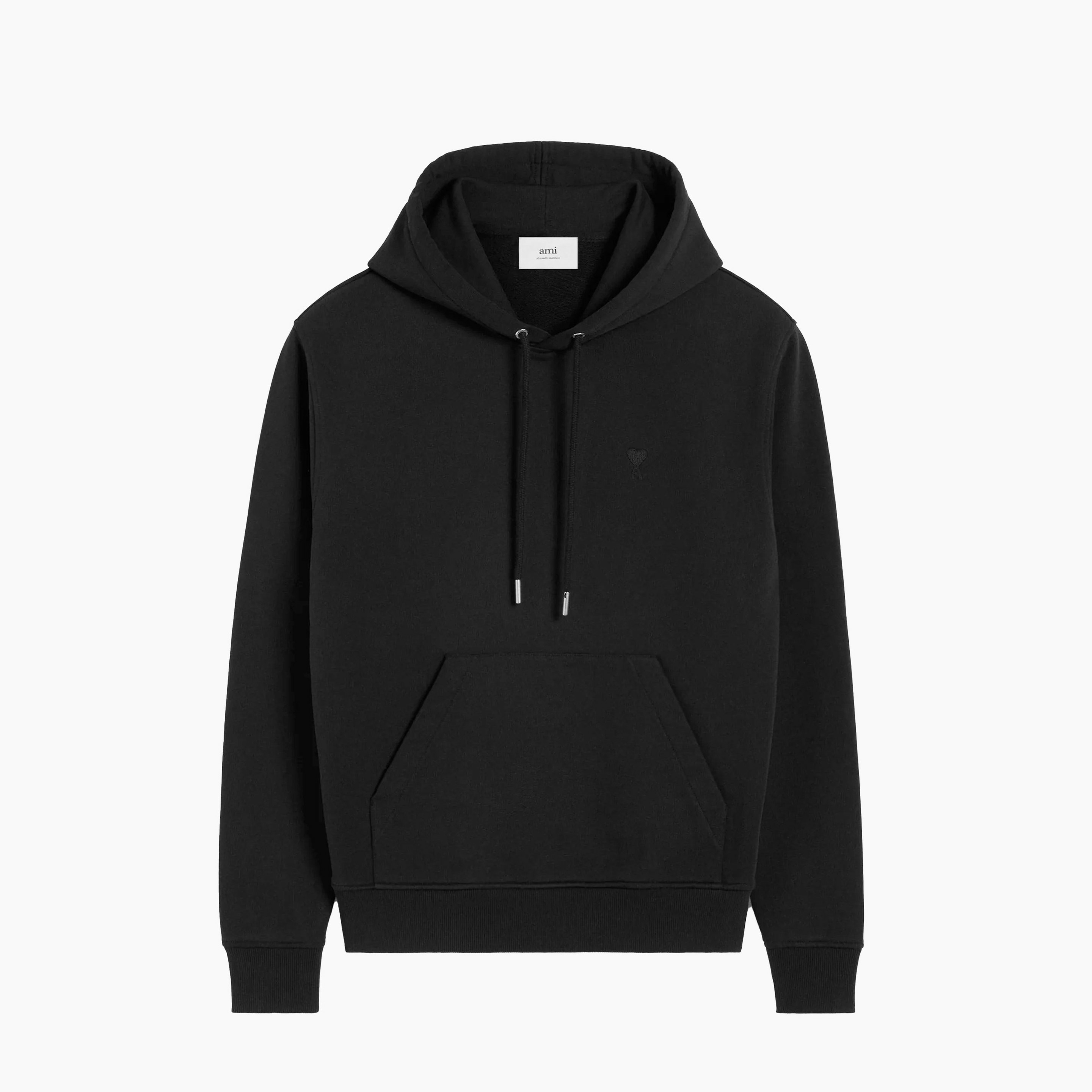 Ami Paris Hoodie Ami de Coeur Noir
