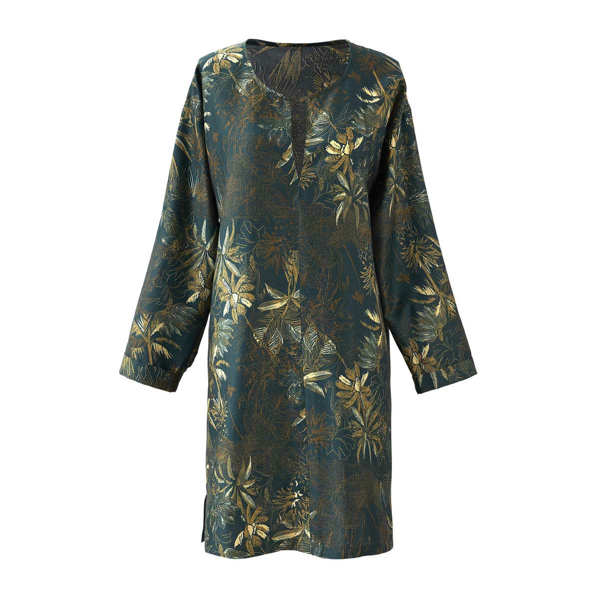 Olivier Desforges - Chemise de nuit  en satin de coton lavé, Paradisio