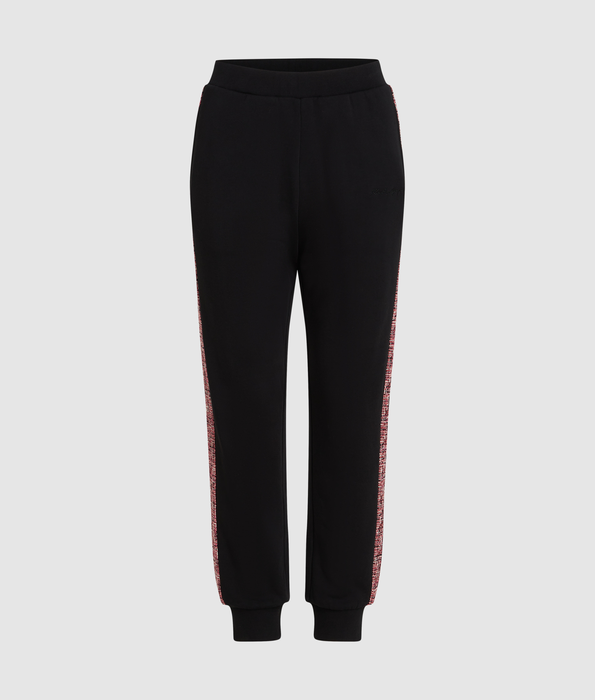 BOUCLE DETAIL SWEATPANTS