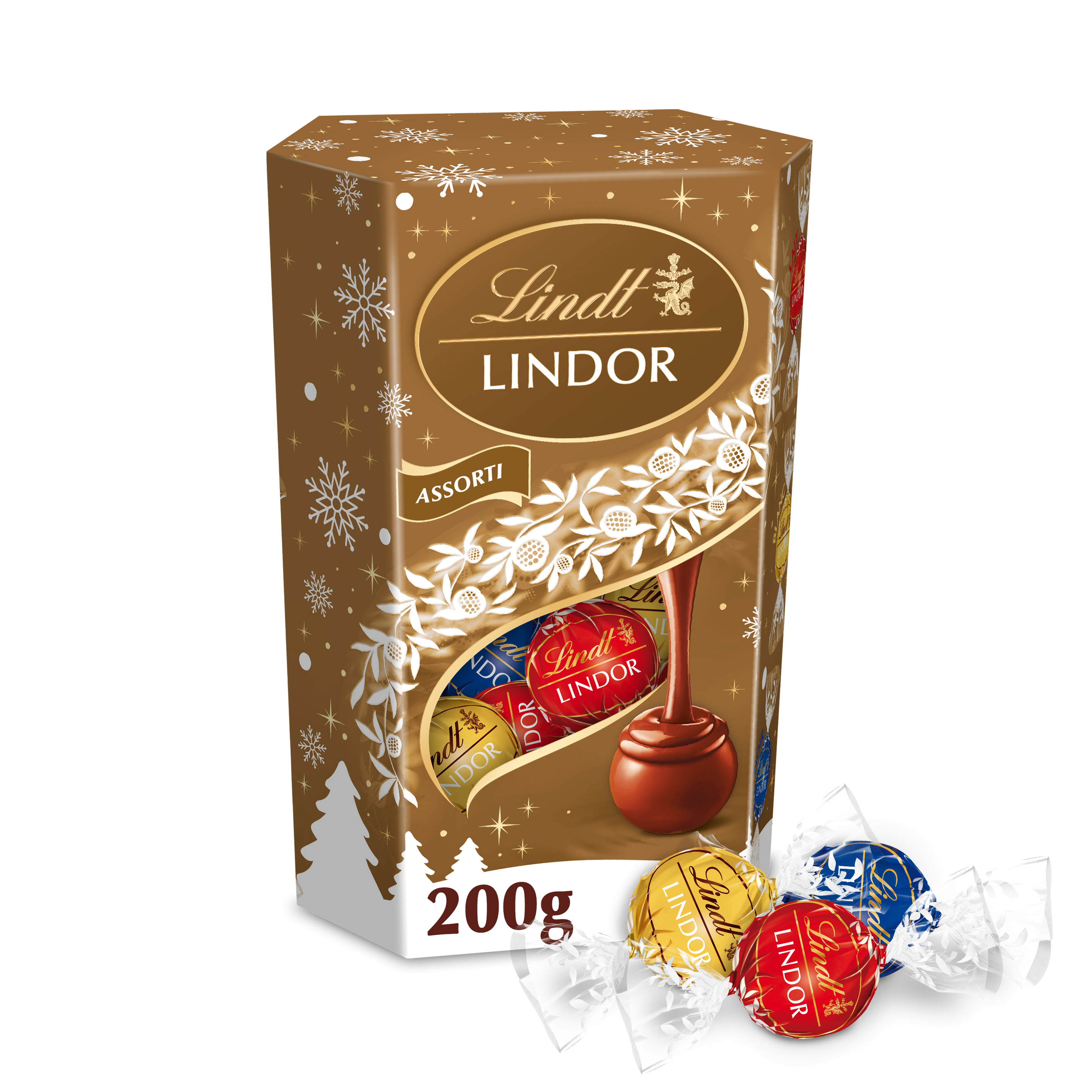 LINDOR CORNET ASSORTI 200G