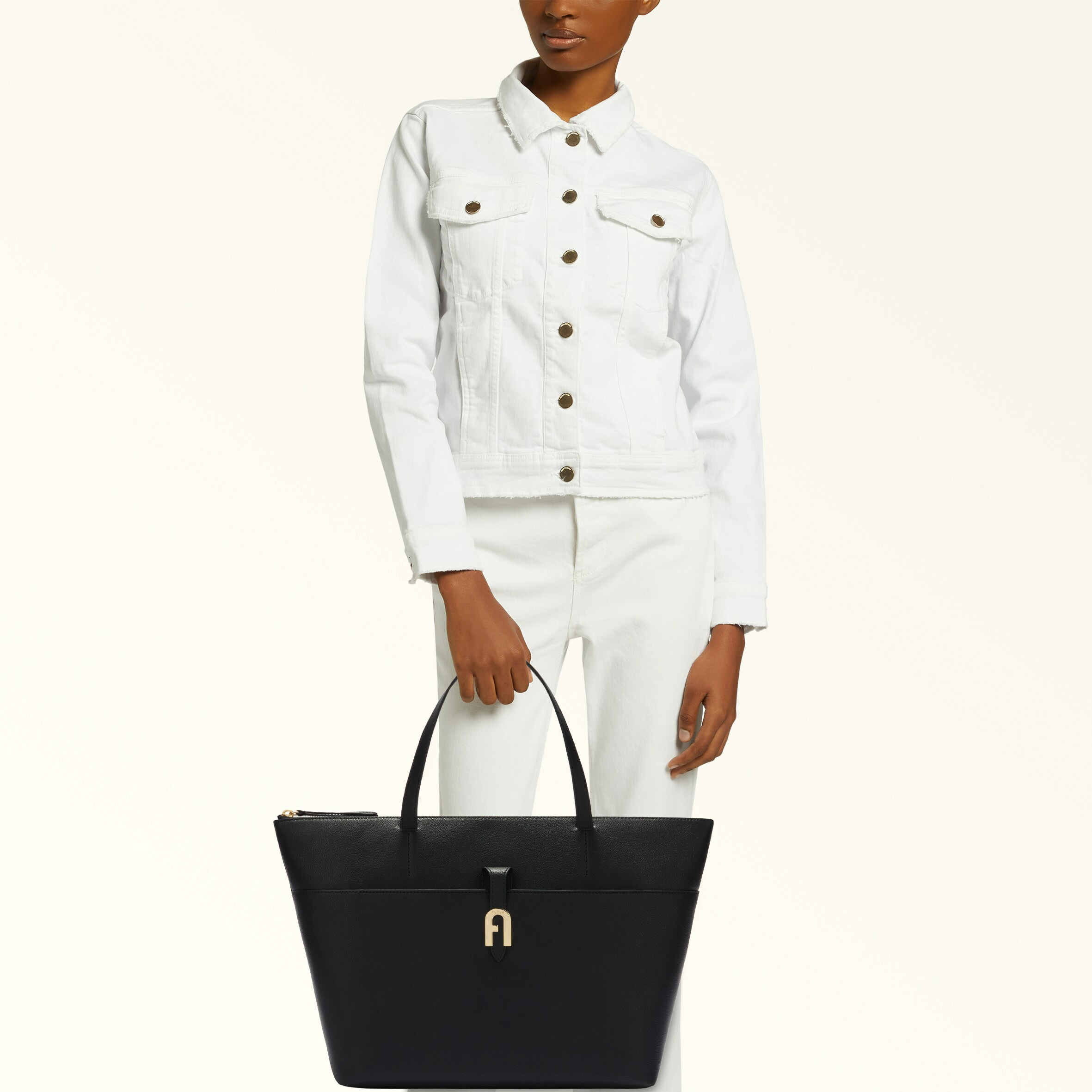 MIASOFIA L TOTE W/ZIP - VITELLO SIDNEY ST.ELK