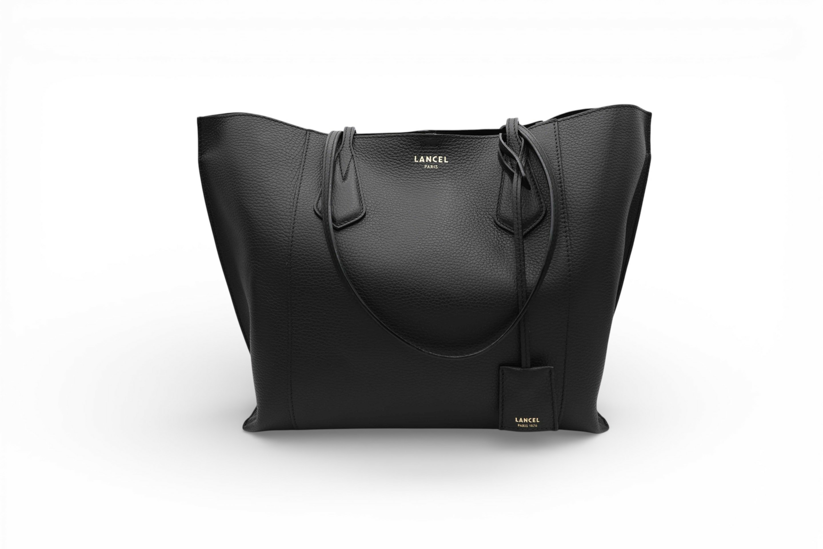 Alphonse de Lancel - Sac Cabas Zippe M - Noir