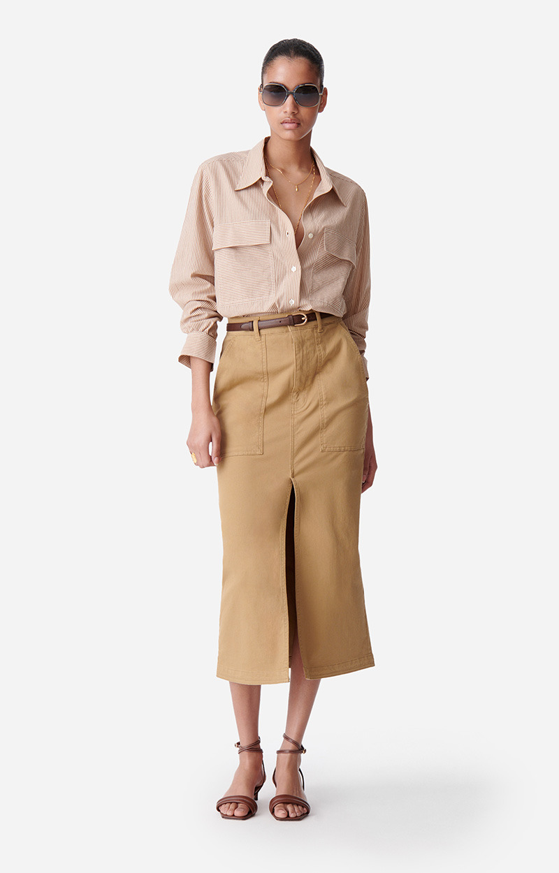 Jupe Draga En Coton Mélangé