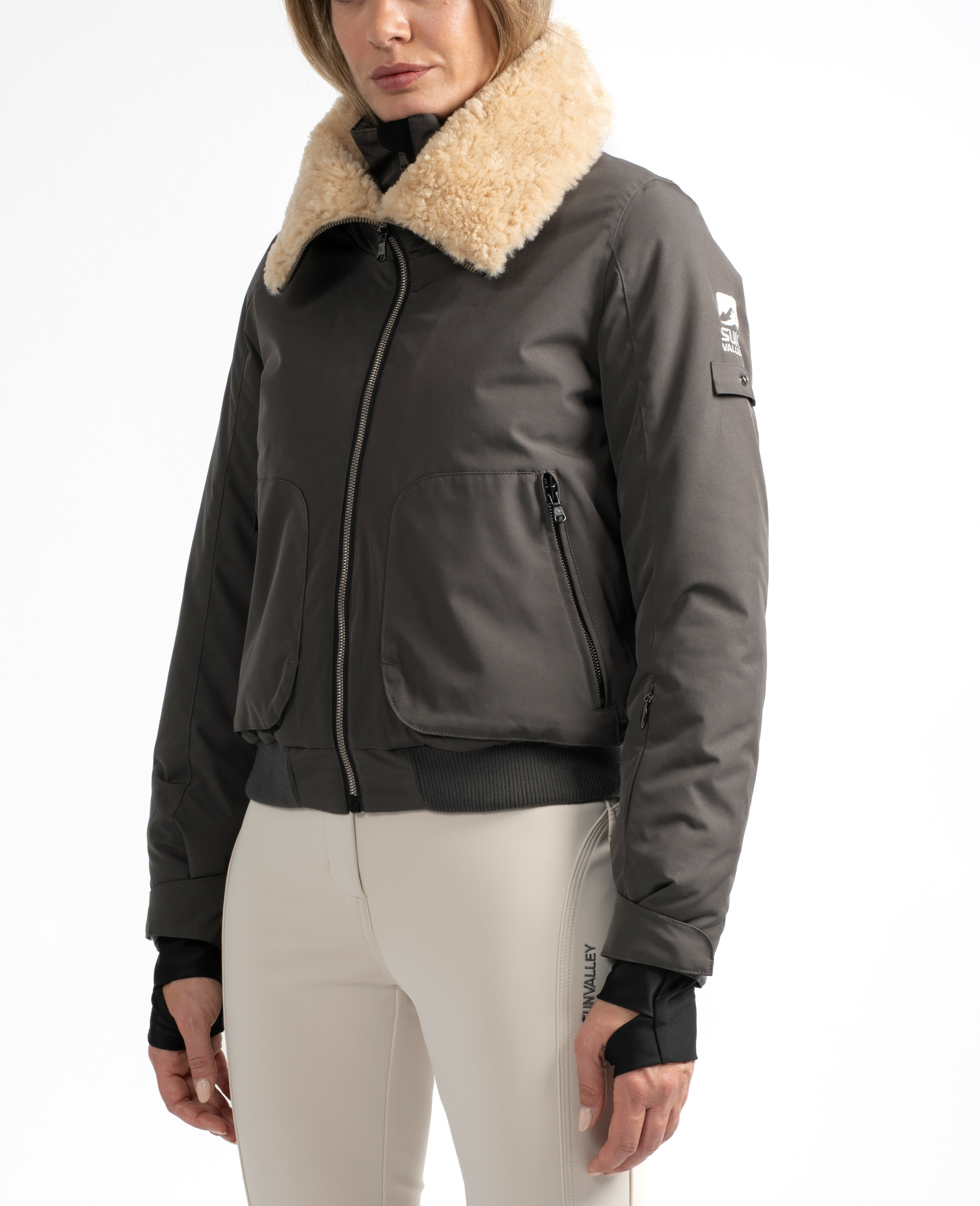 Veste de ski bomber femme