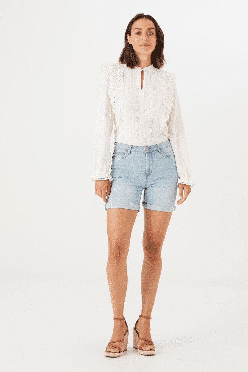 Women Shorts Blue