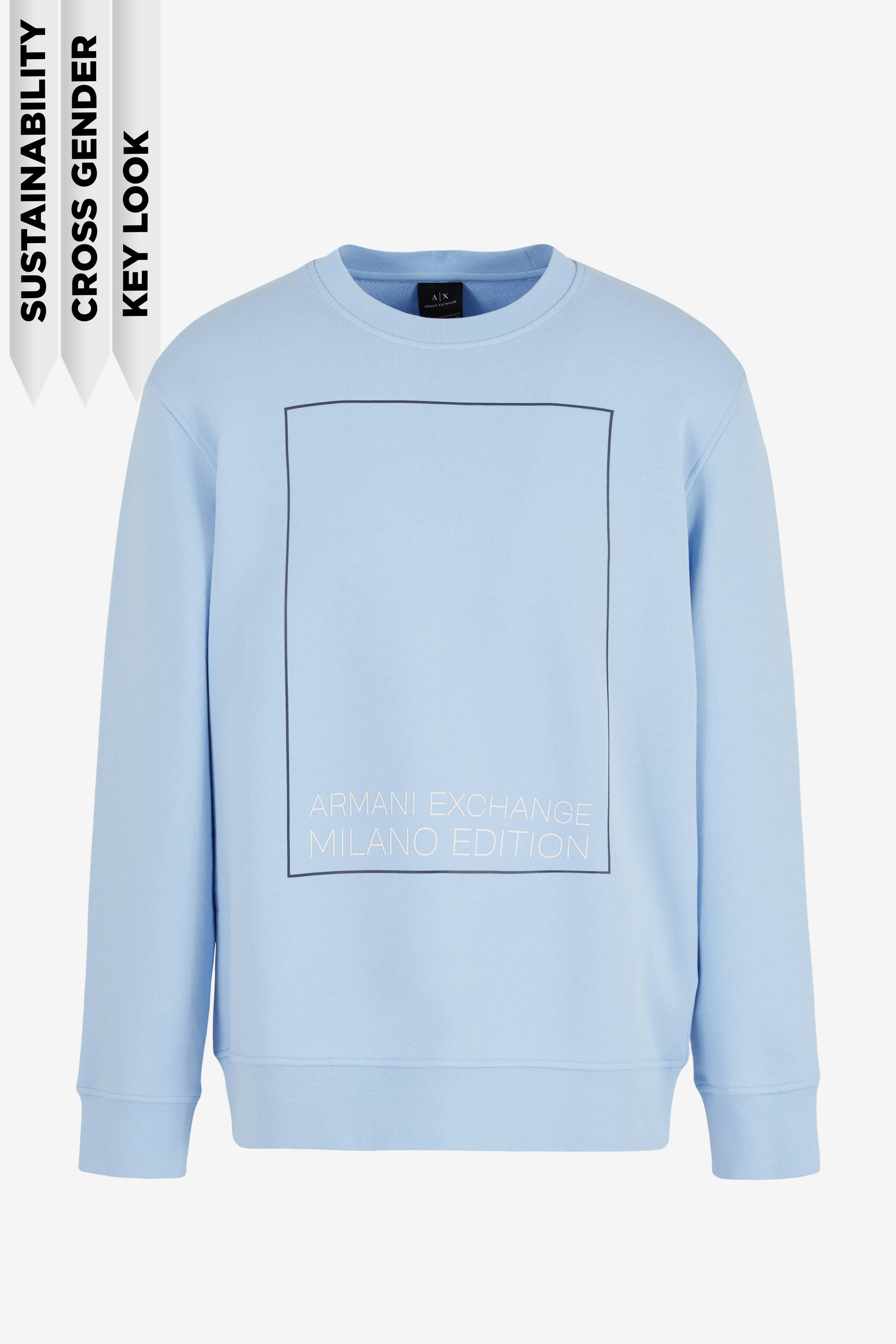 Sweat-shirt - bleu placide