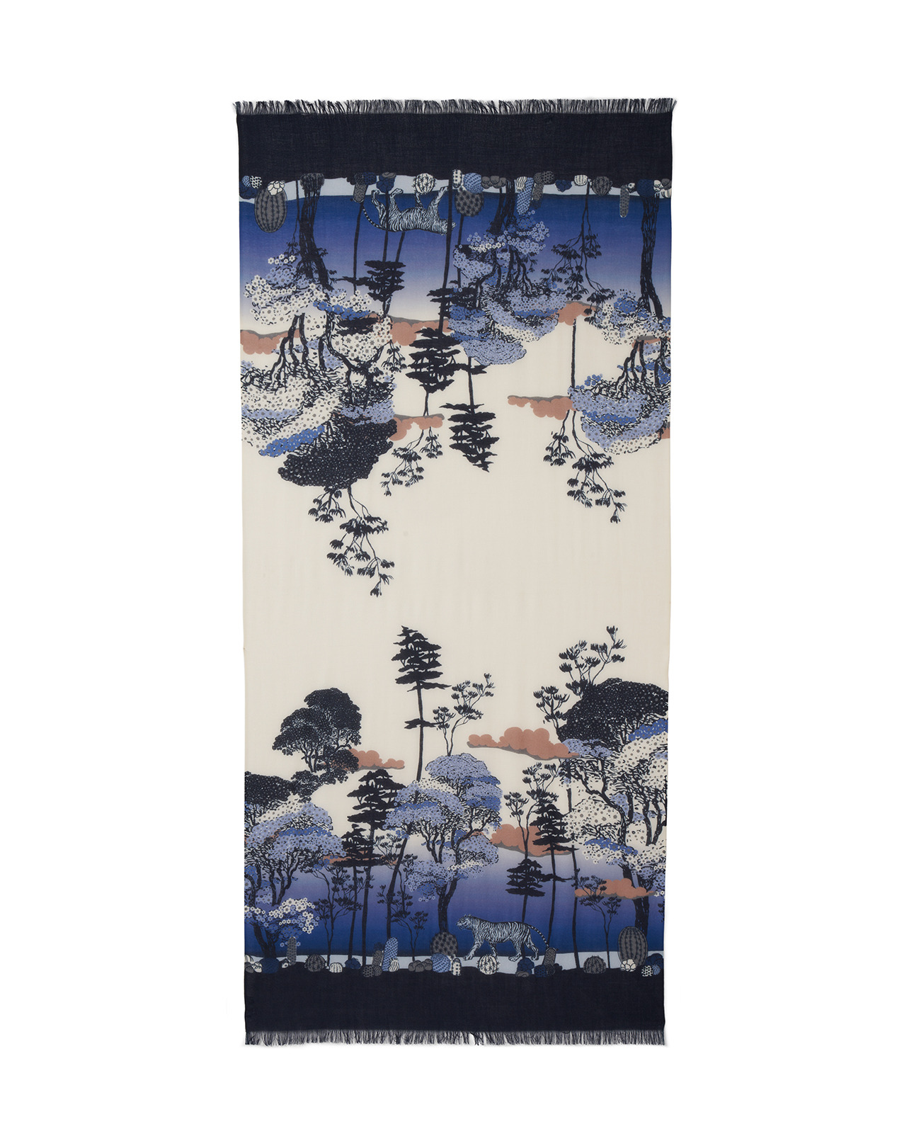 Étole imprimée - Accessoire - MARINE