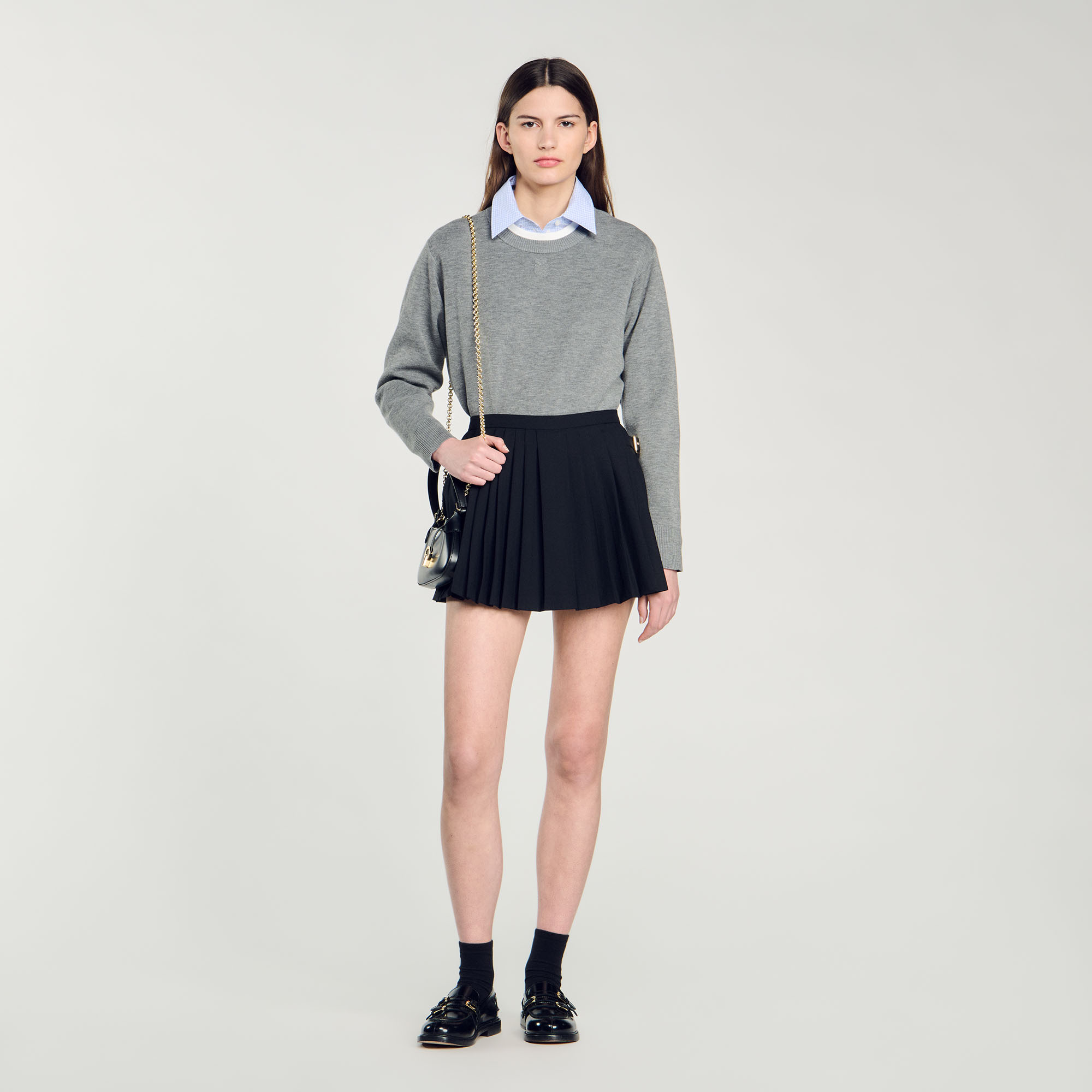 Jupe short plissée