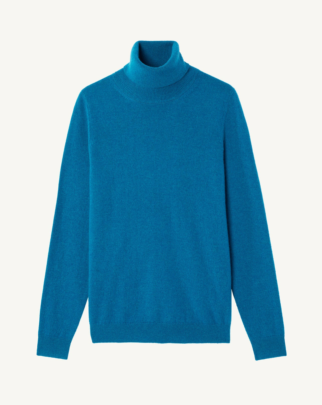 Pull col roulé classique - Femme - BLEU PAON