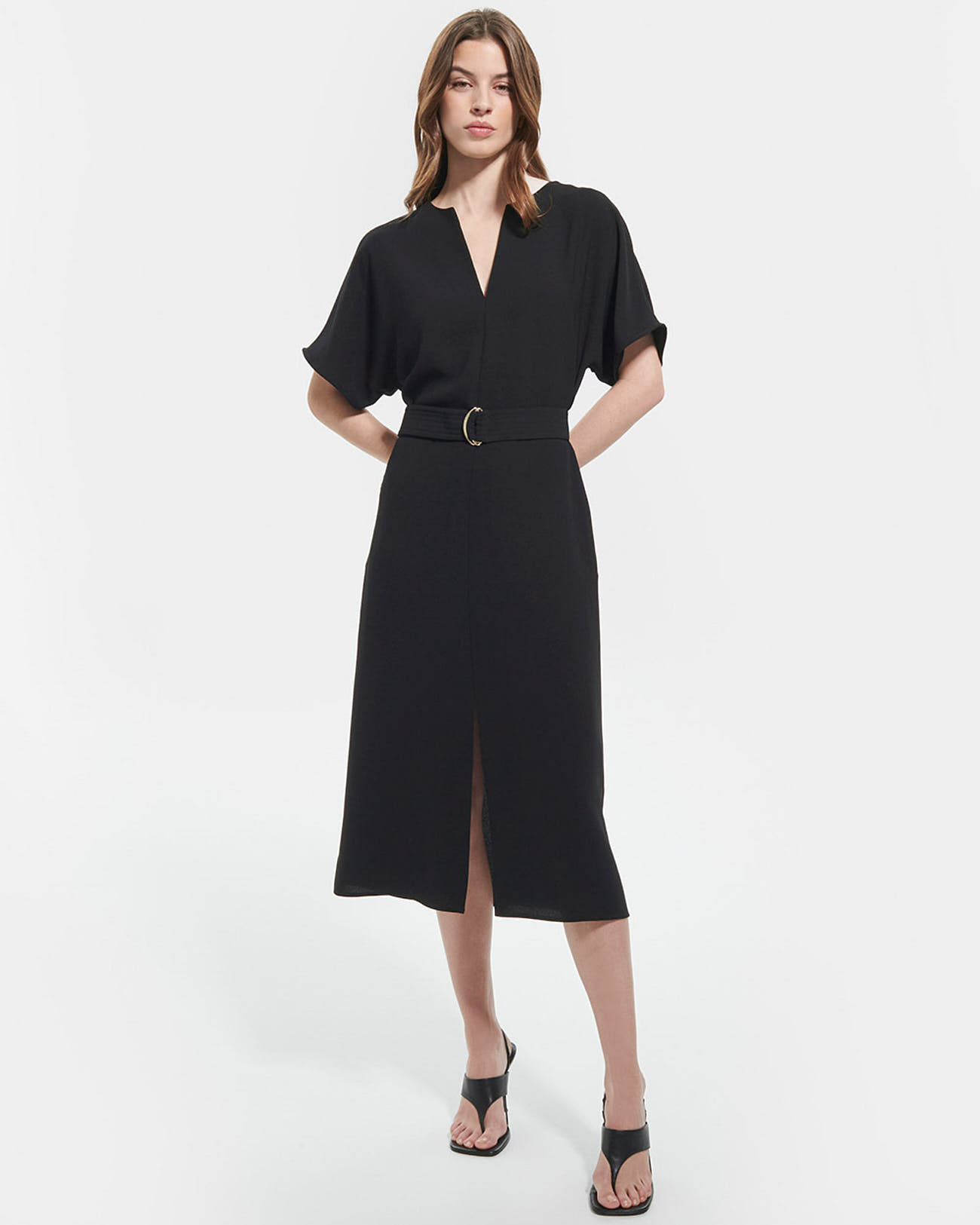Robe Rafaelle Noir en Polyester