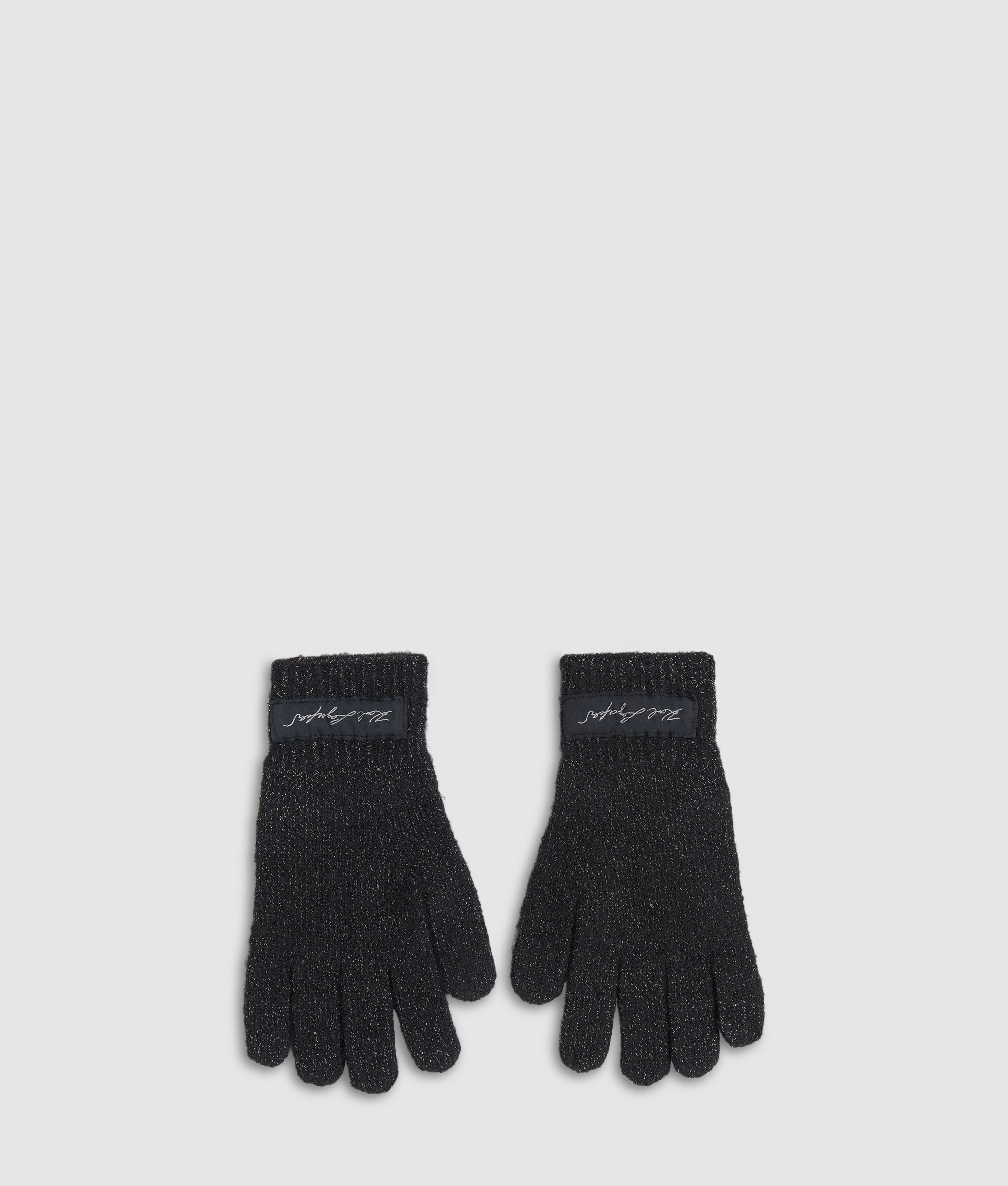 K/STYLE SPARKLE KNIT GLOVES