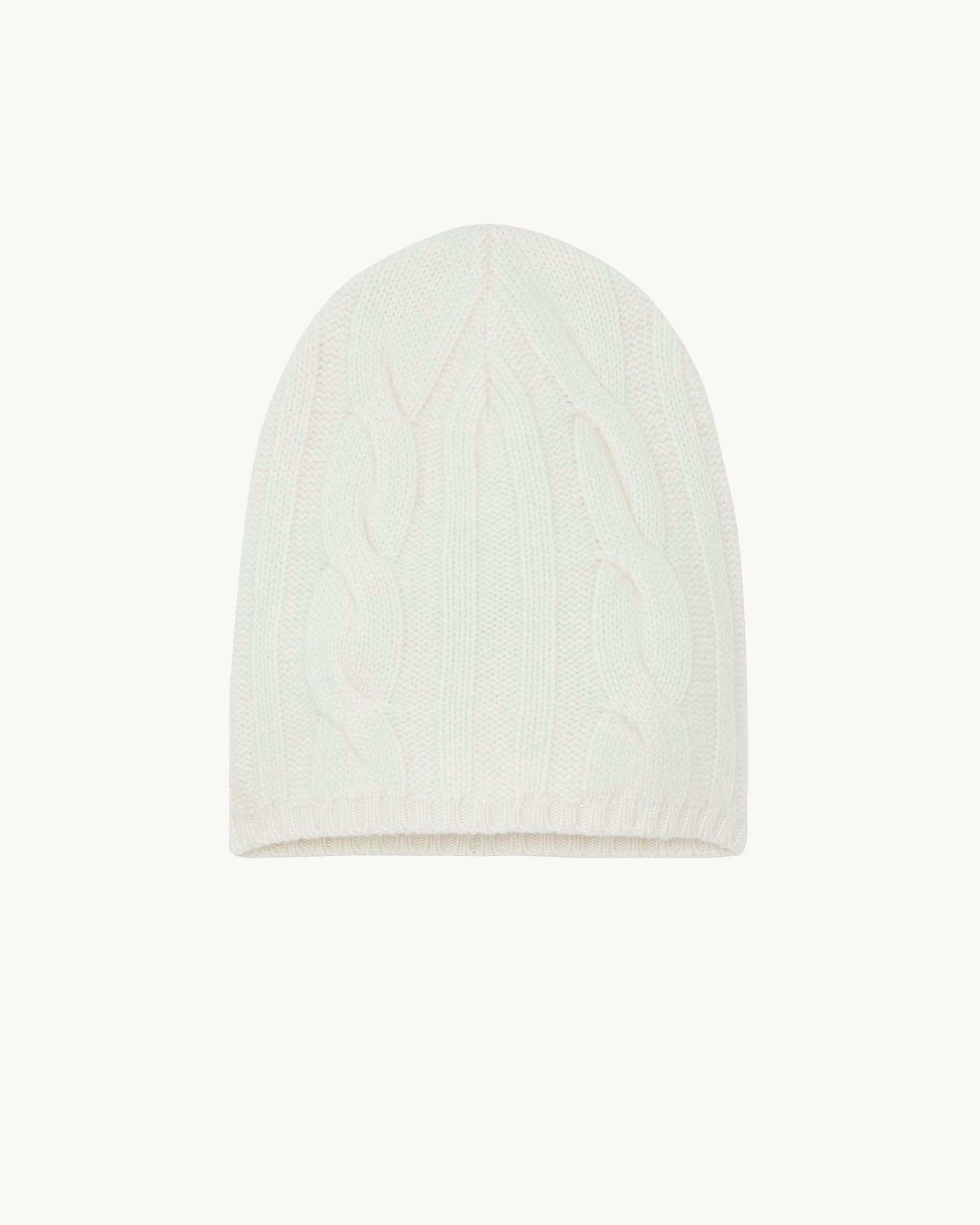 Bonnet LONA Bonnet cachemire uni torsadé