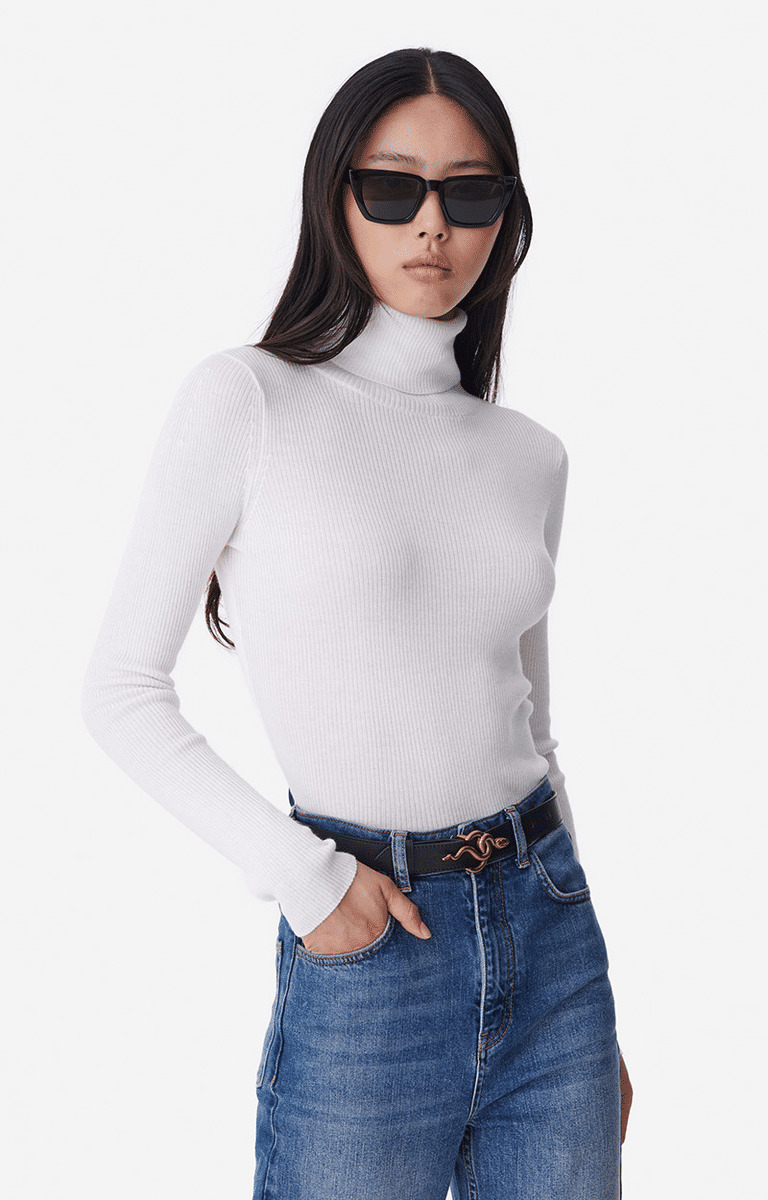Pull Brindille En Coton & Laine Mérinos