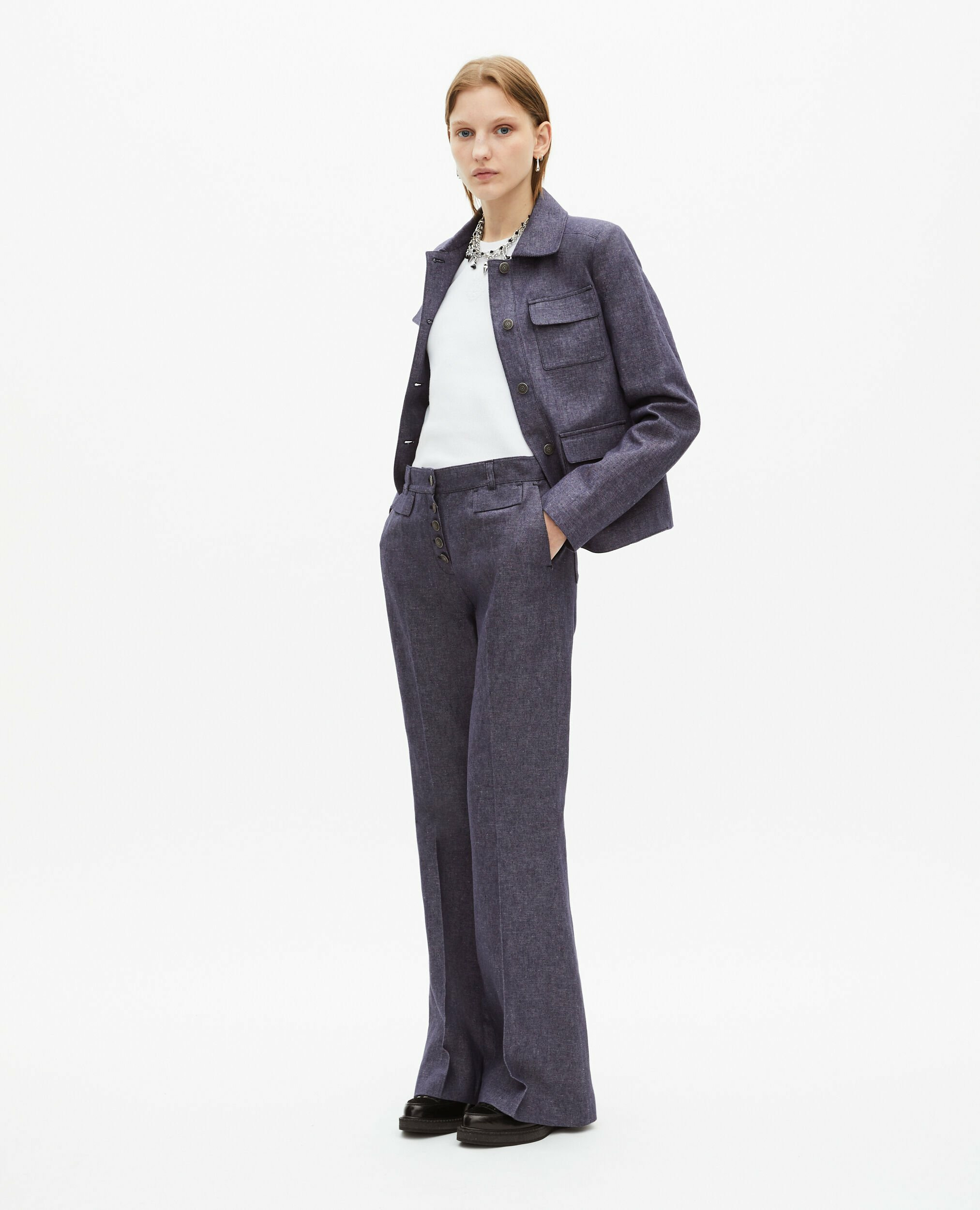 Veste Courte 4 Poches A Rabat