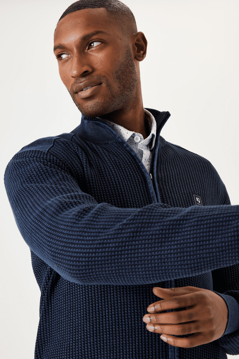 Men Vest Blue