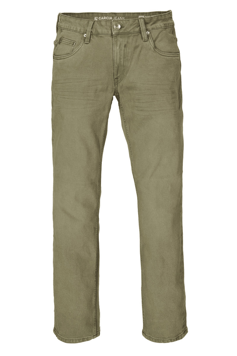 Men Jeans Russo Tapered fit Green