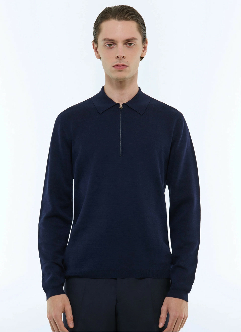 Polo en maille de coton mercerisé