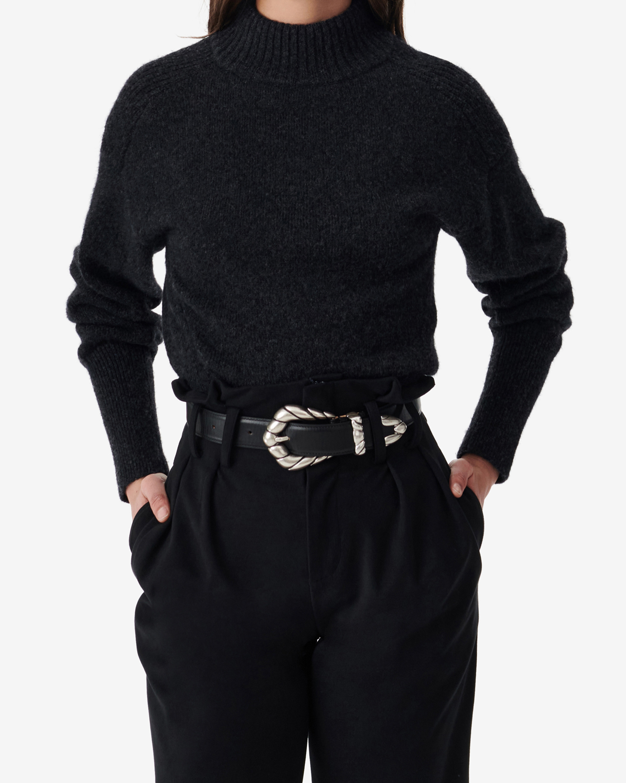 Pull Col Montant Camelia